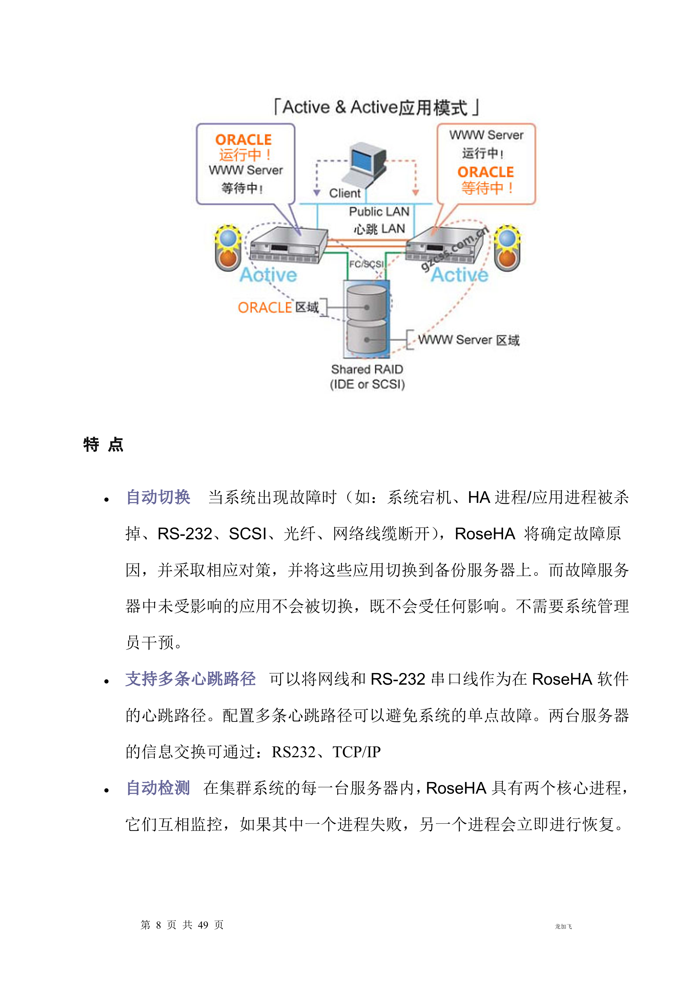 ROSE服务器双机热备建议方案_ITIL之家(www.itilzj.com)_.DOC 第8页