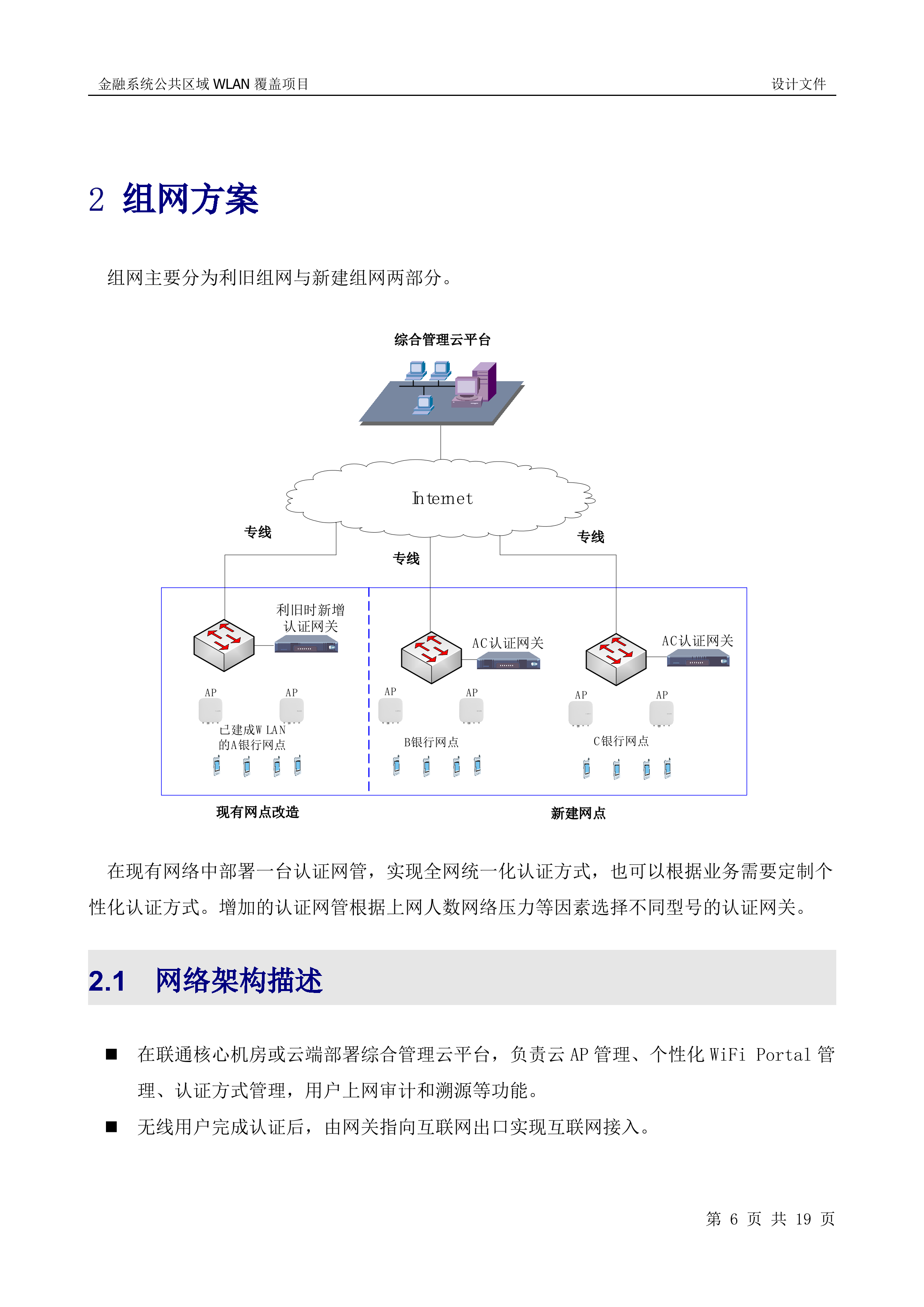 联通银行WLAN项目建设方案_ITIL之家(www.itilzj.com)_.DOCX 第6页