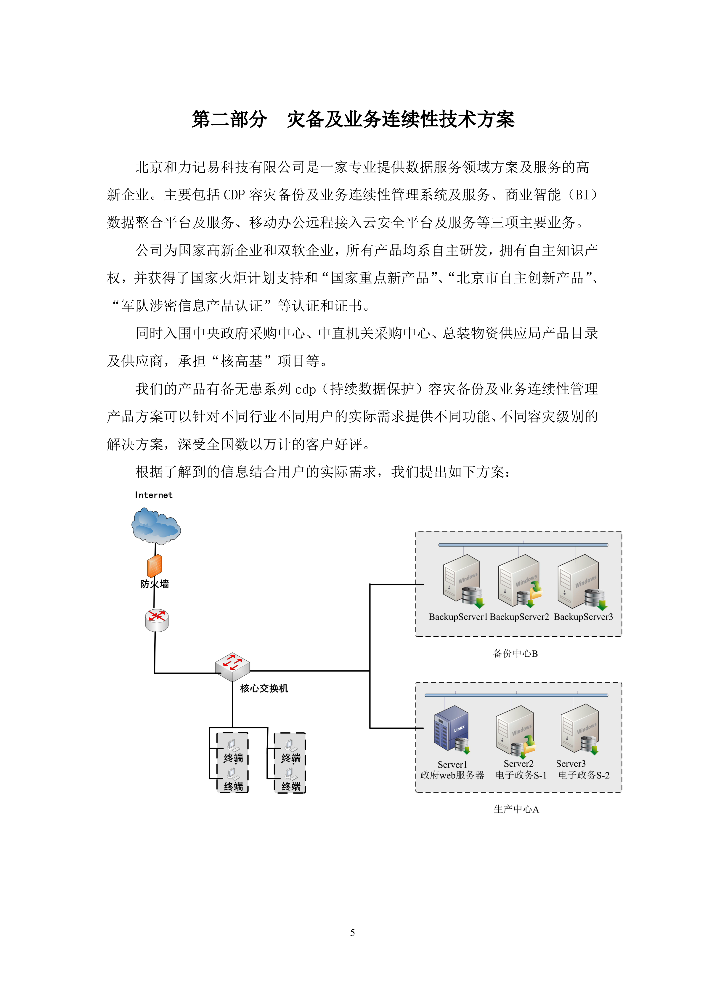 某政府容灾备份方案_ITIL之家(www.itilzj.com)_.DOC 第5页