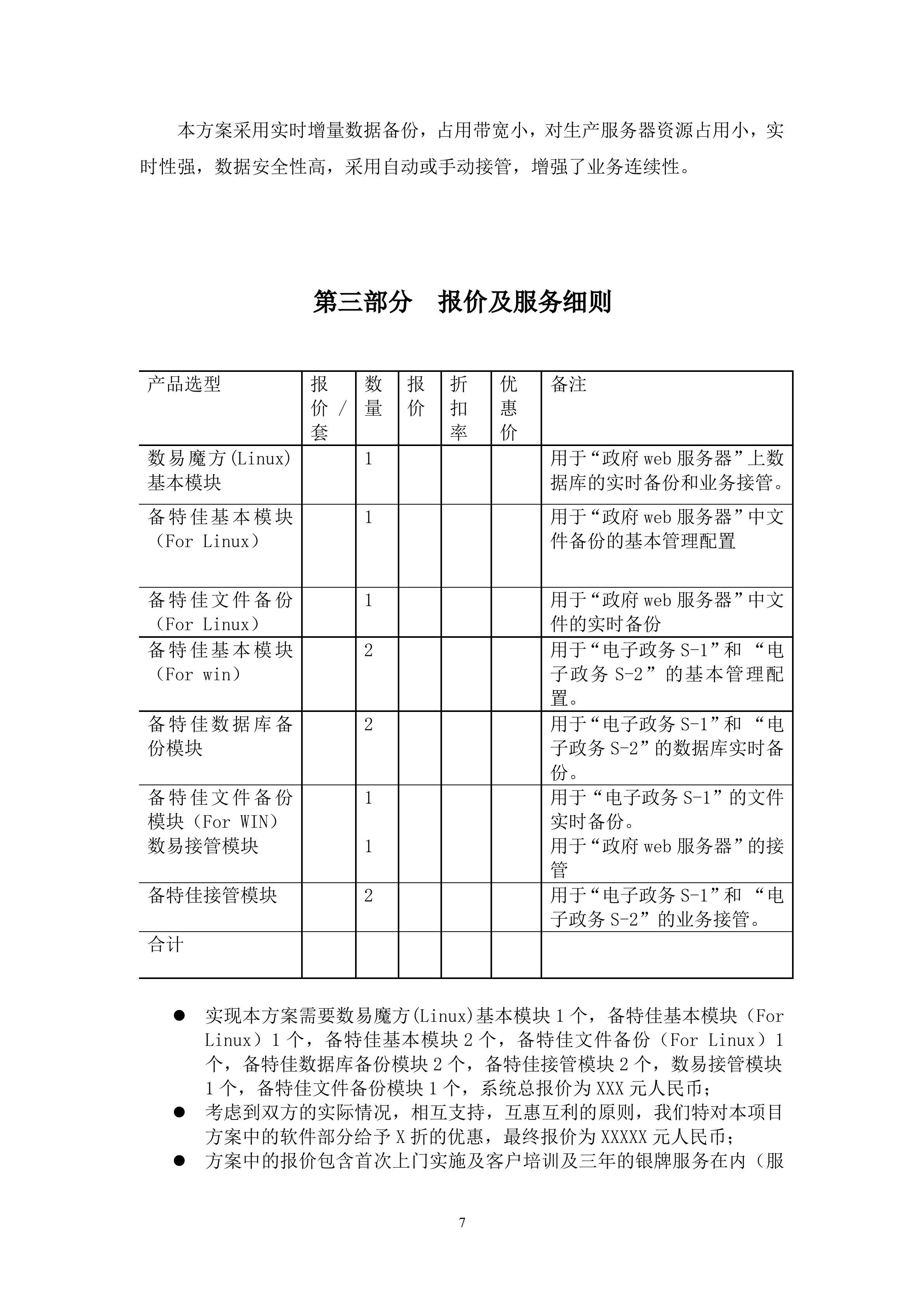 某政府容灾备份方案_ITIL之家(www.itilzj.com)_.DOC 第7页