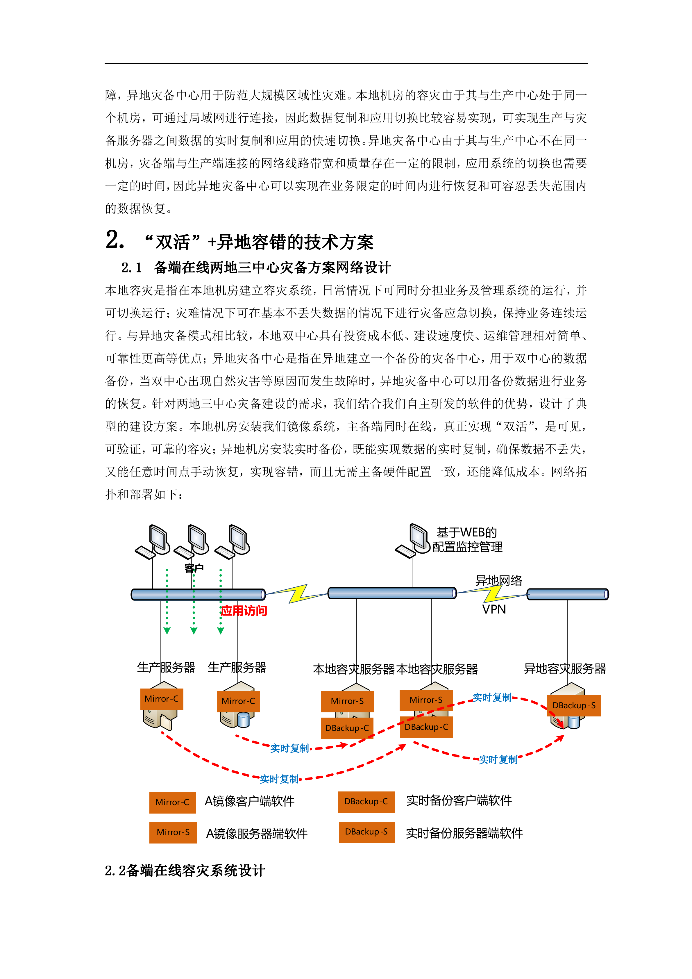 证劵行业在线两地三中心数据容灾解决方案_ITIL之家(www.itilzj.com)_.DOC 第4页