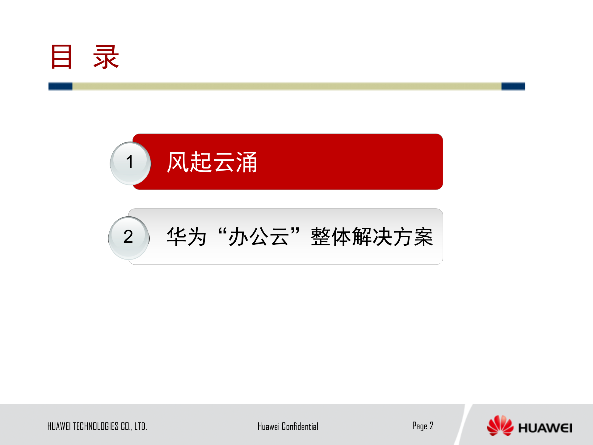 华为办公云整体解决方案_ITIL之家(www.itilzj.com)_.PPTX 第2页