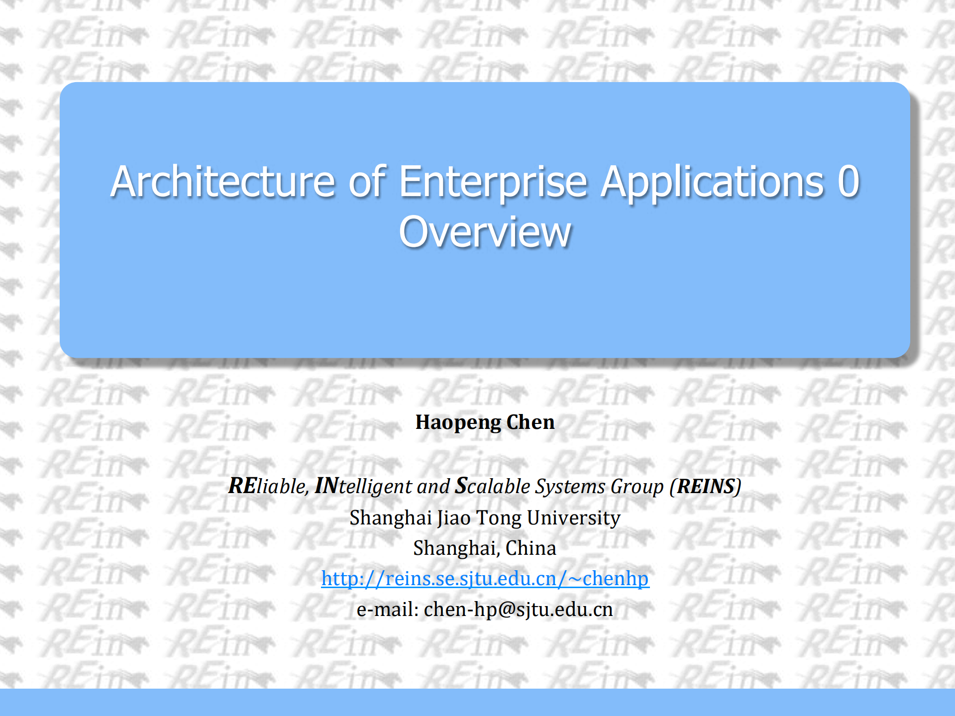 Architecture+of+Enterprise+Application_ITIL之家(www.itilzj.com)_.PDF 第1页