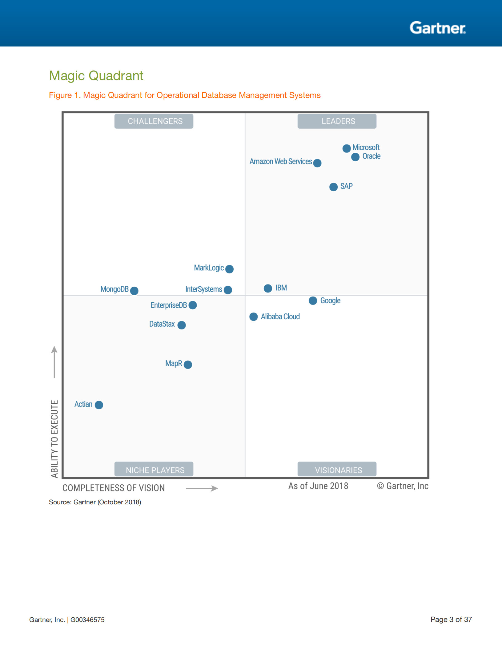 Gartner2018全球数据库魔力象限报告_ITIL之家(www.itilzj.com)_.PDF 第3页