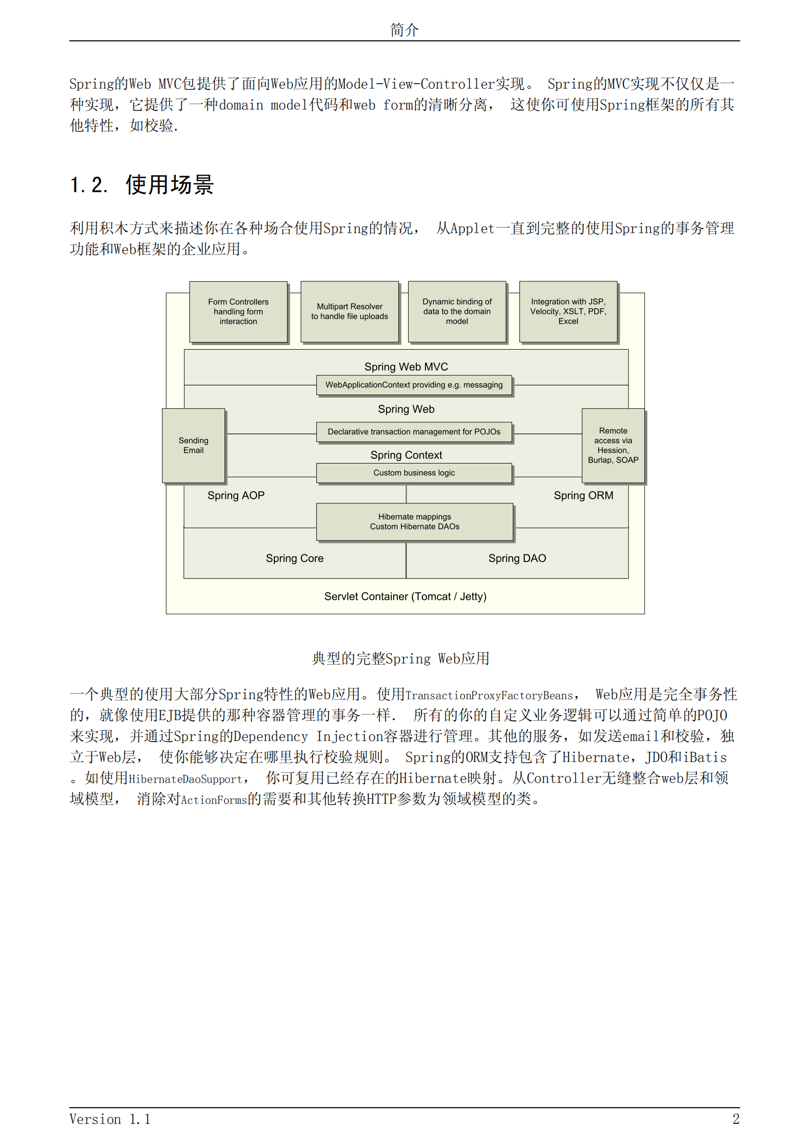 Spring框架开发人员参考手册_ITIL之家(www.itilzj.com)_.PDF 第10页