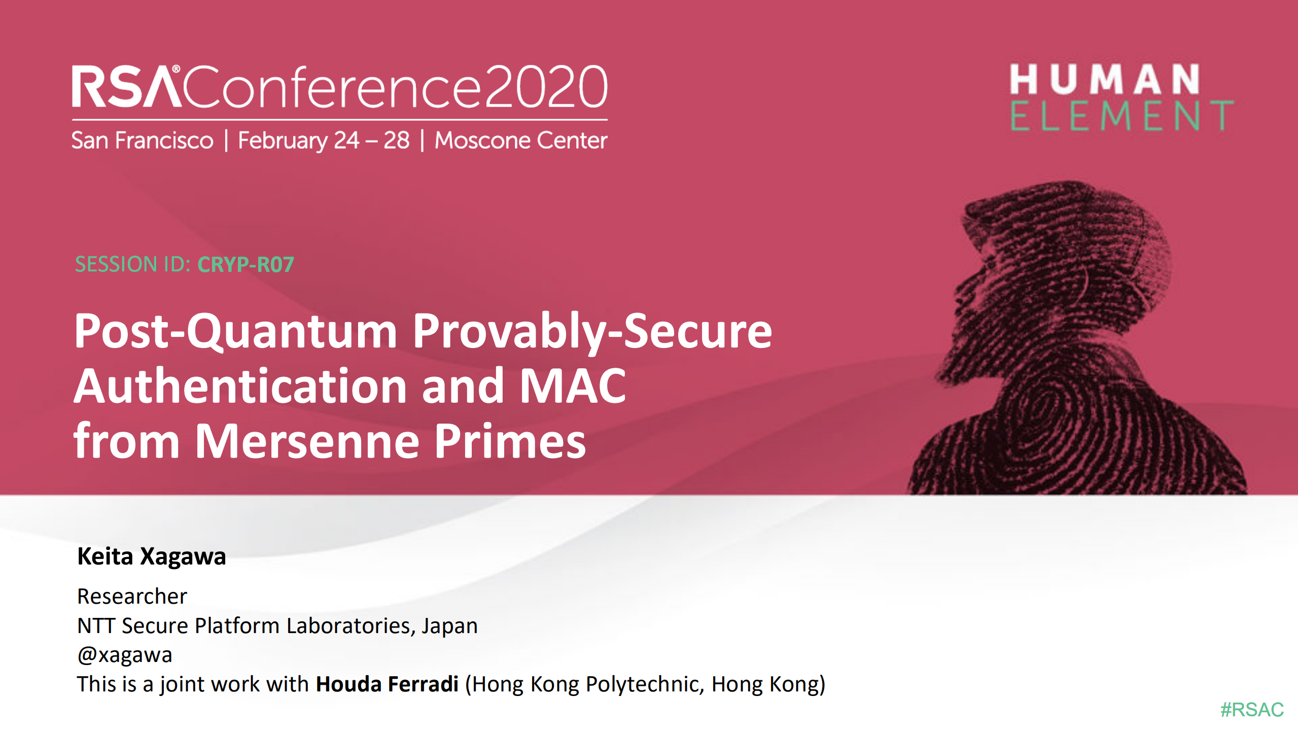 Post+Quantum+Provably+Secure+Authentication+and+MAC+from+Mersenne+Primes_ITIL之家(www.itilzj.com)_.PDF 第1页