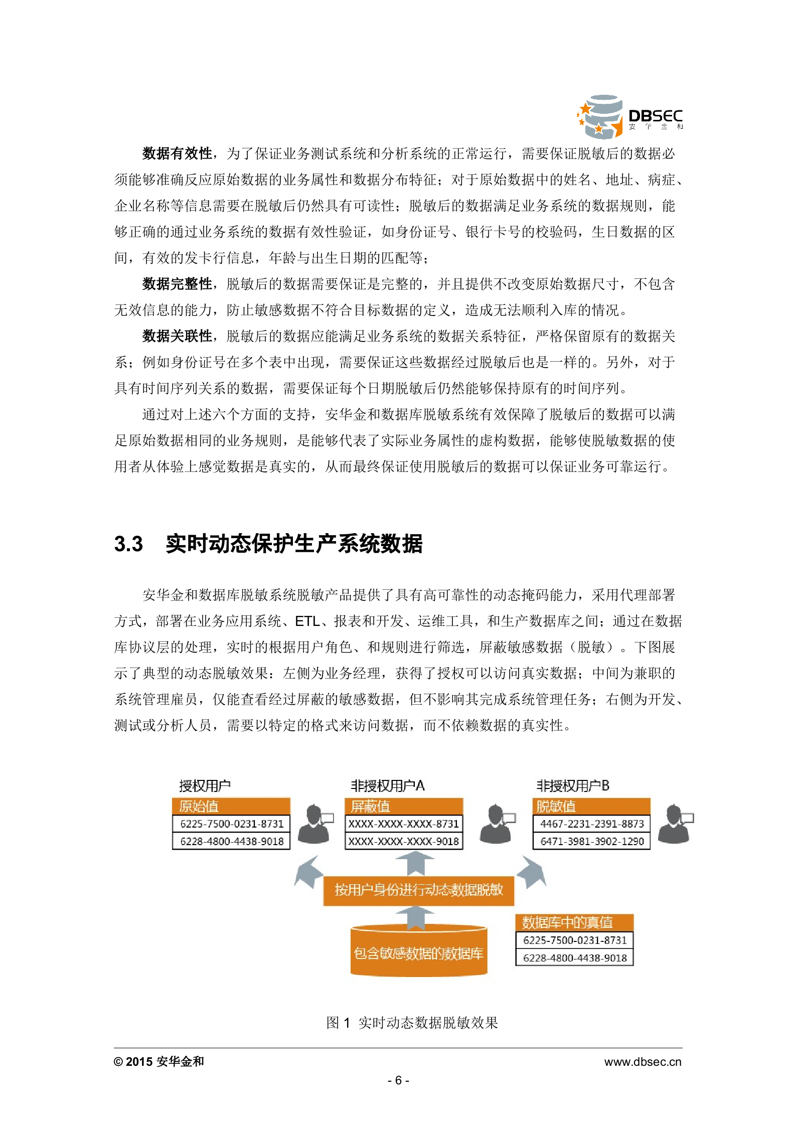 安华金和数据库脱敏系统白皮书_ITIL之家(www.itilzj.com)_.DOCX 第6页