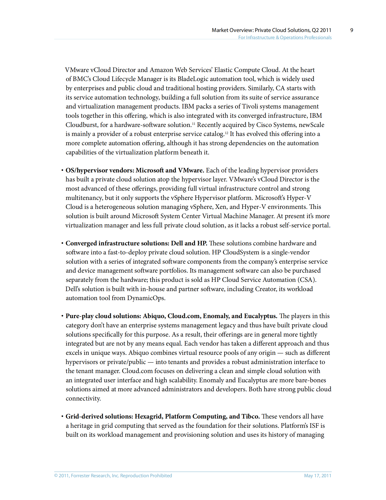 Forrester私有云方案评价报告_ITIL之家(www.itilzj.com)_.PDF 第10页