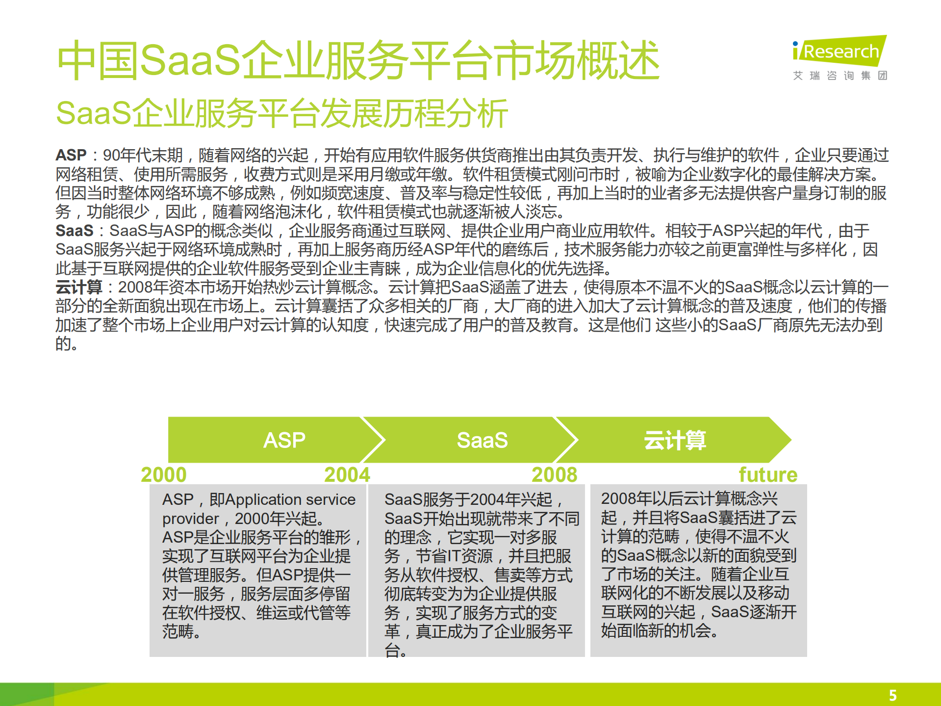 2014年中国SaaS企业服务平台市场研究报告_ITIL之家(www.itilzj.com)_.PDF 第5页