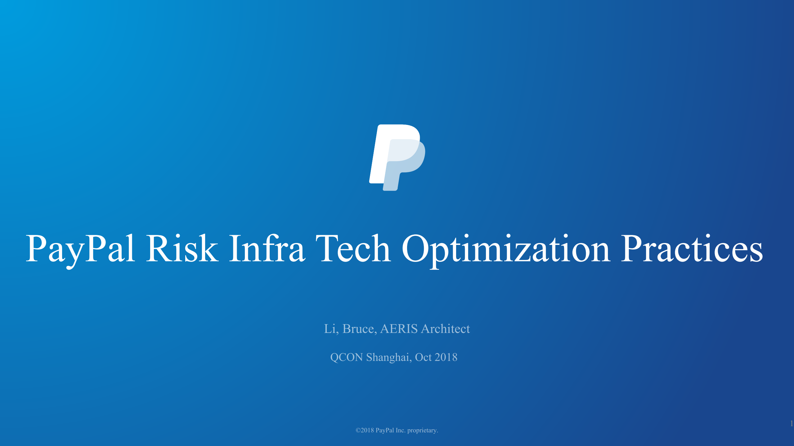 PayPal+Risk+Infra+Optimization+Practices_ITIL之家(www.itilzj.com)_.PDF 第1页