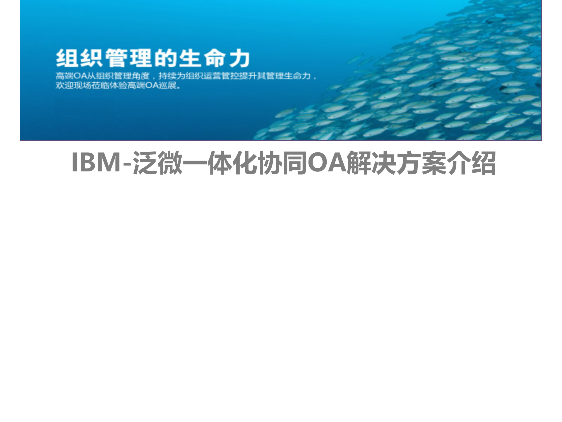 IBM泛微一体化协同OA解决方案交流_ITIL之家(www.itilzj.com)_.PPTX 第8页