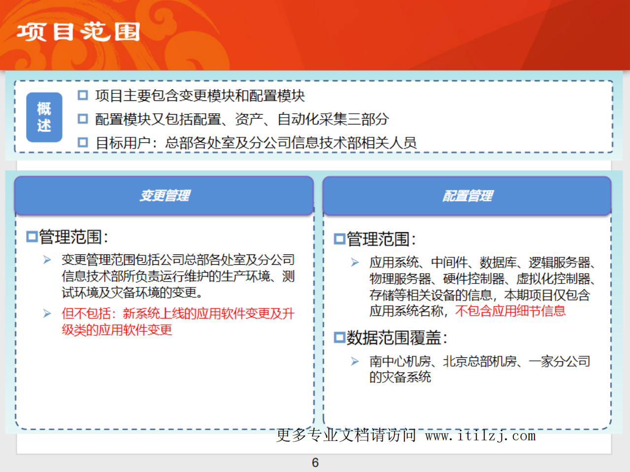 ITIL配置管理数据库改造项目阶段性汇报.pdf 第6页