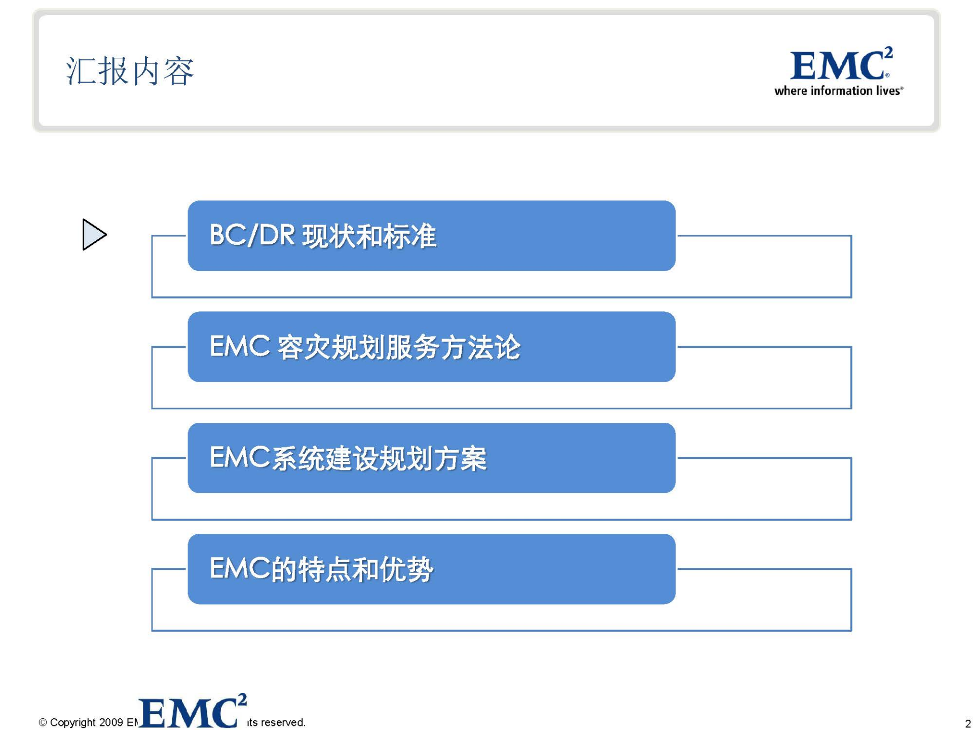 方案-EMC容灾及业务连续性规划.ppt 第2页