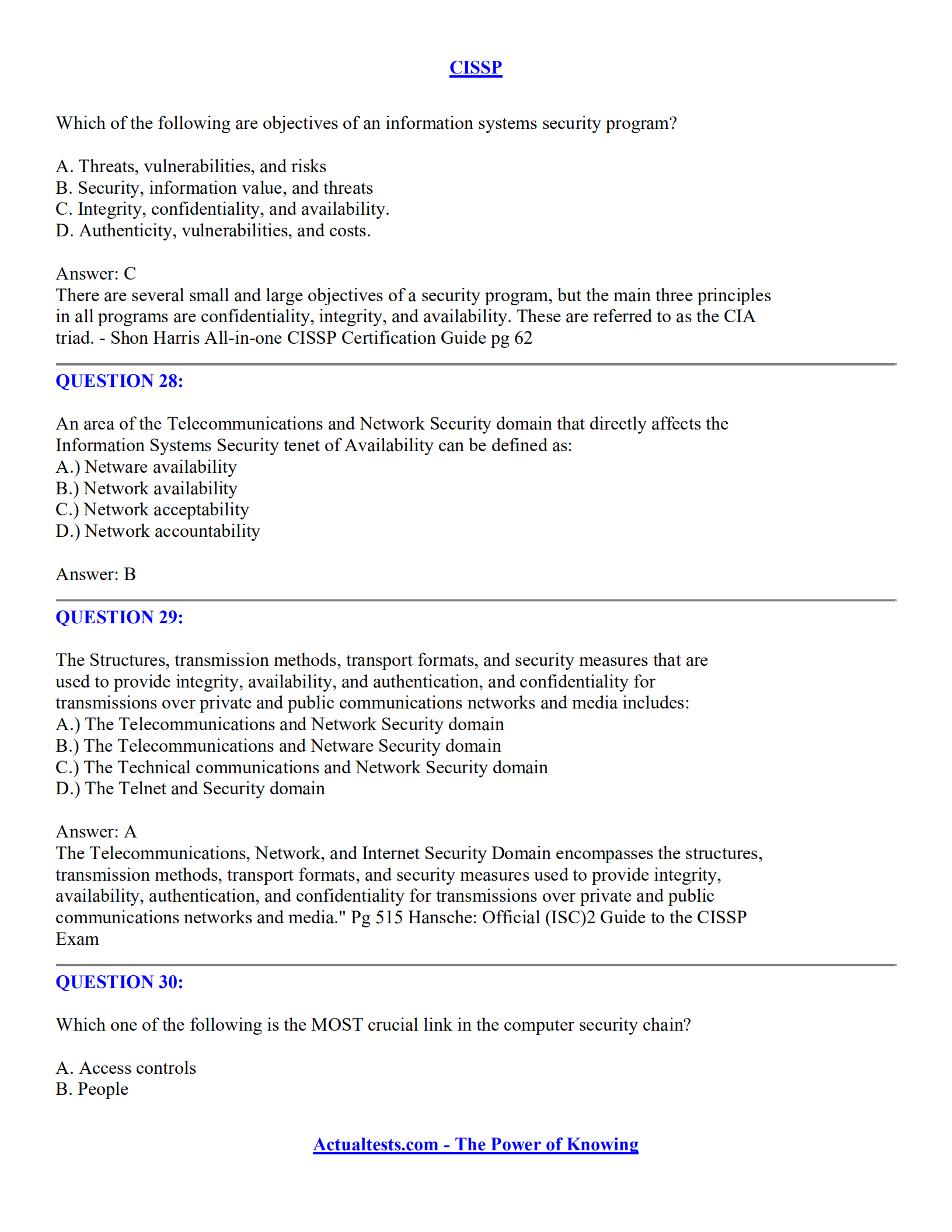 1400道CISSP考试模拟题(有答案-有解释)_ITIL之家(www.itilzj.com)_.pdf 第10页