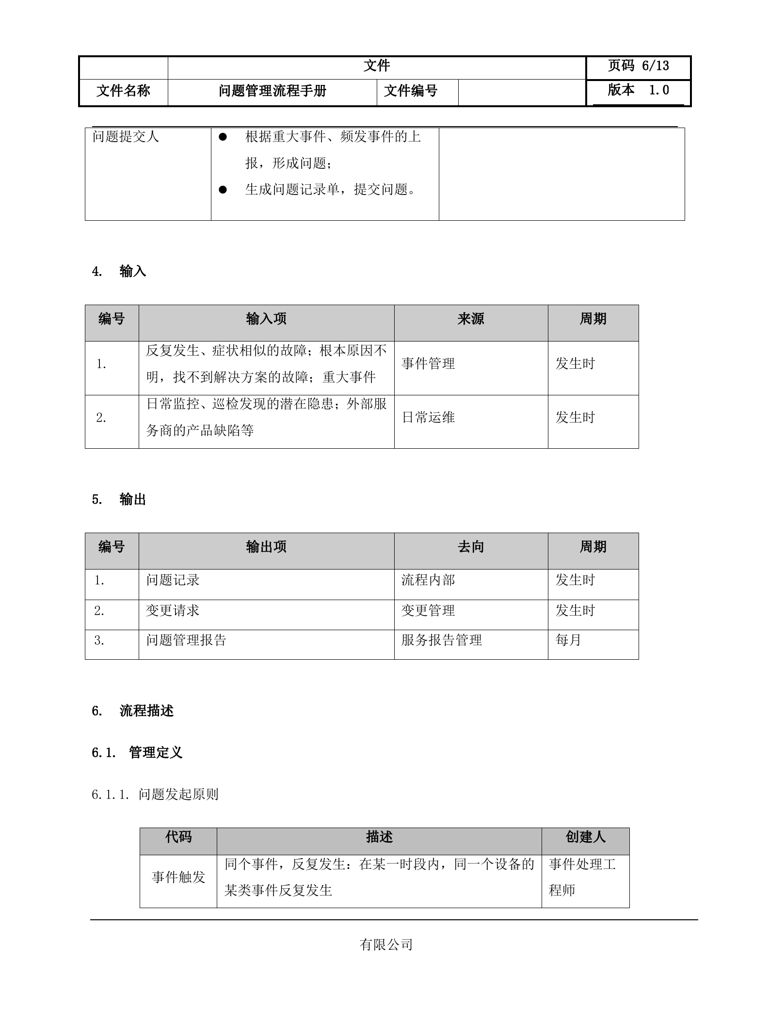 2问题管理流程设计文档.docx 第6页