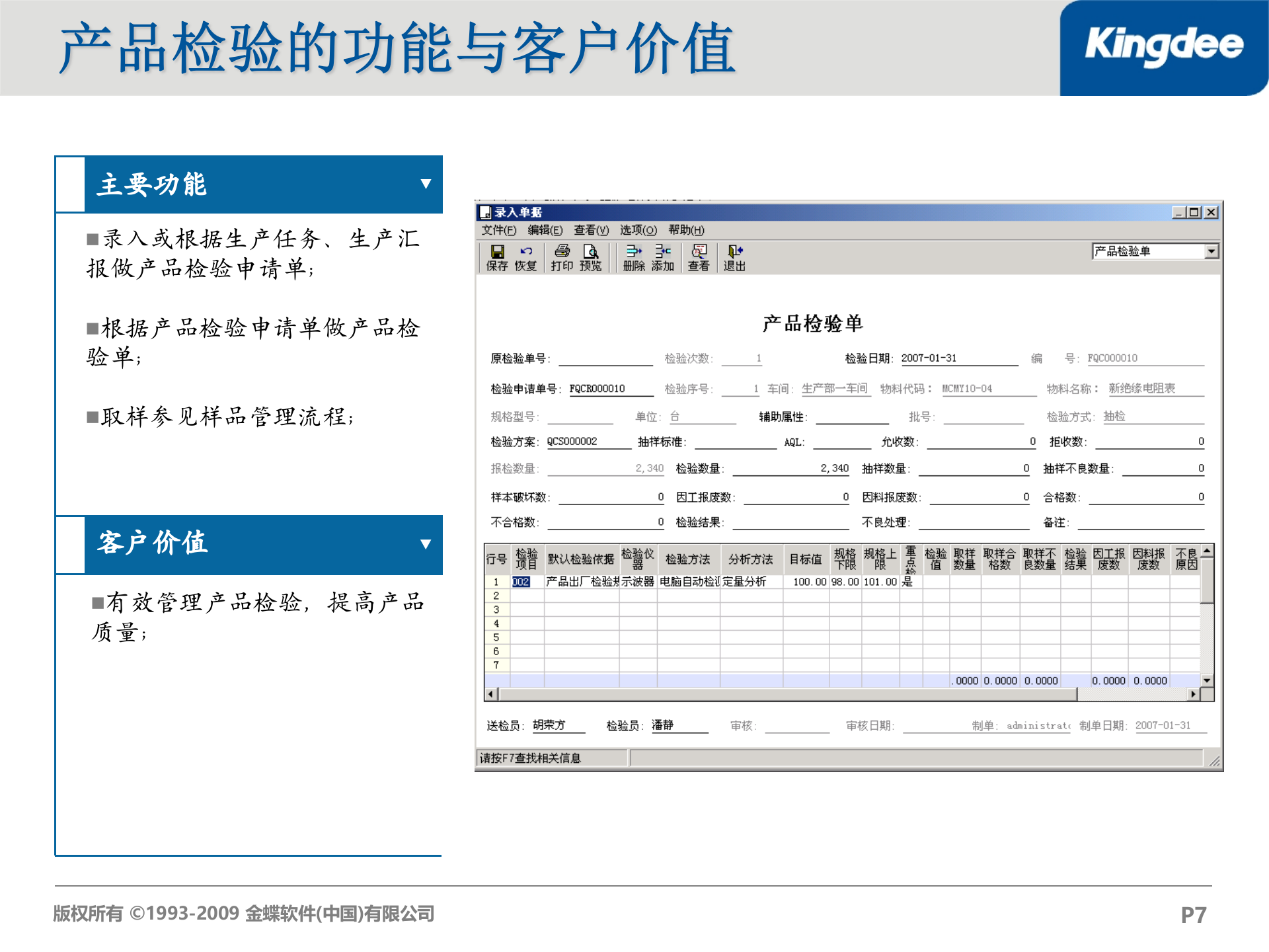 金蝶K3质量管理功能解决方案_ITIL之家(www.itilzj.com)_.PPT 第7页
