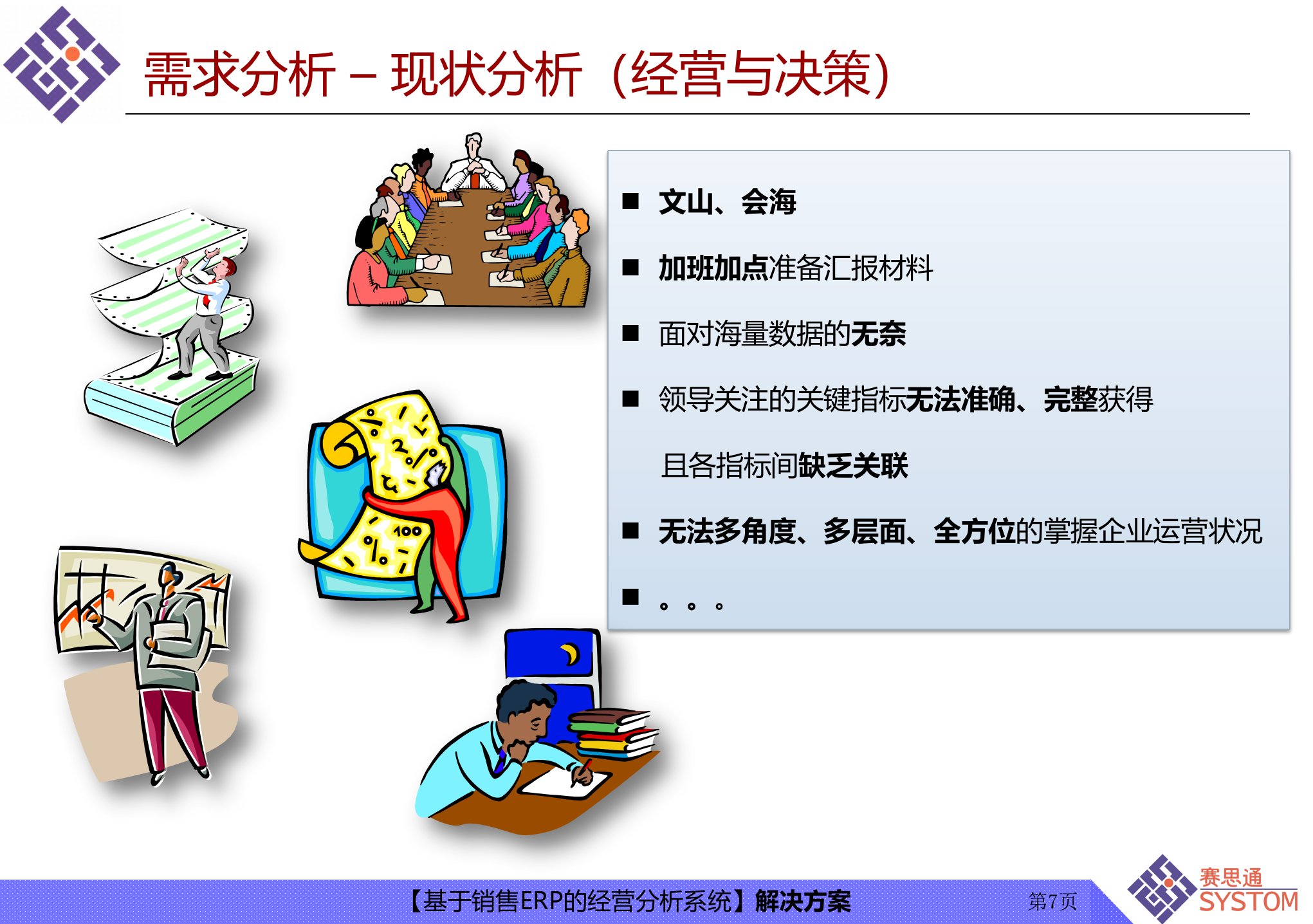 基于销售ERP的经营分析系统的解决方案_ITIL之家(www.itilzj.com)_.PPT 第7页