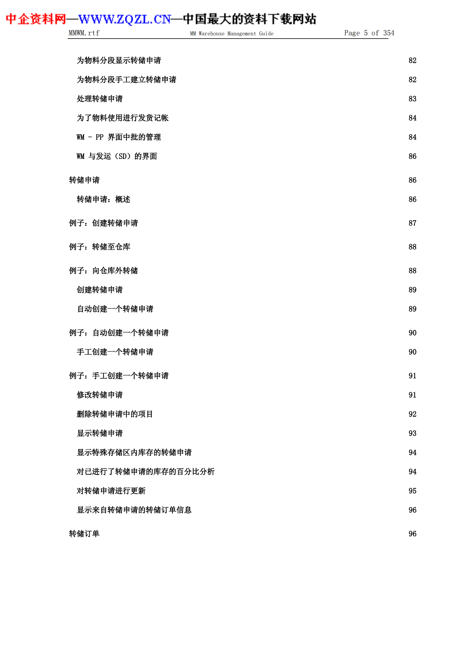 SAP中文使用手册(仓库管理指南)_ITIL之家(www.itilzj.com)_.PDF 第5页