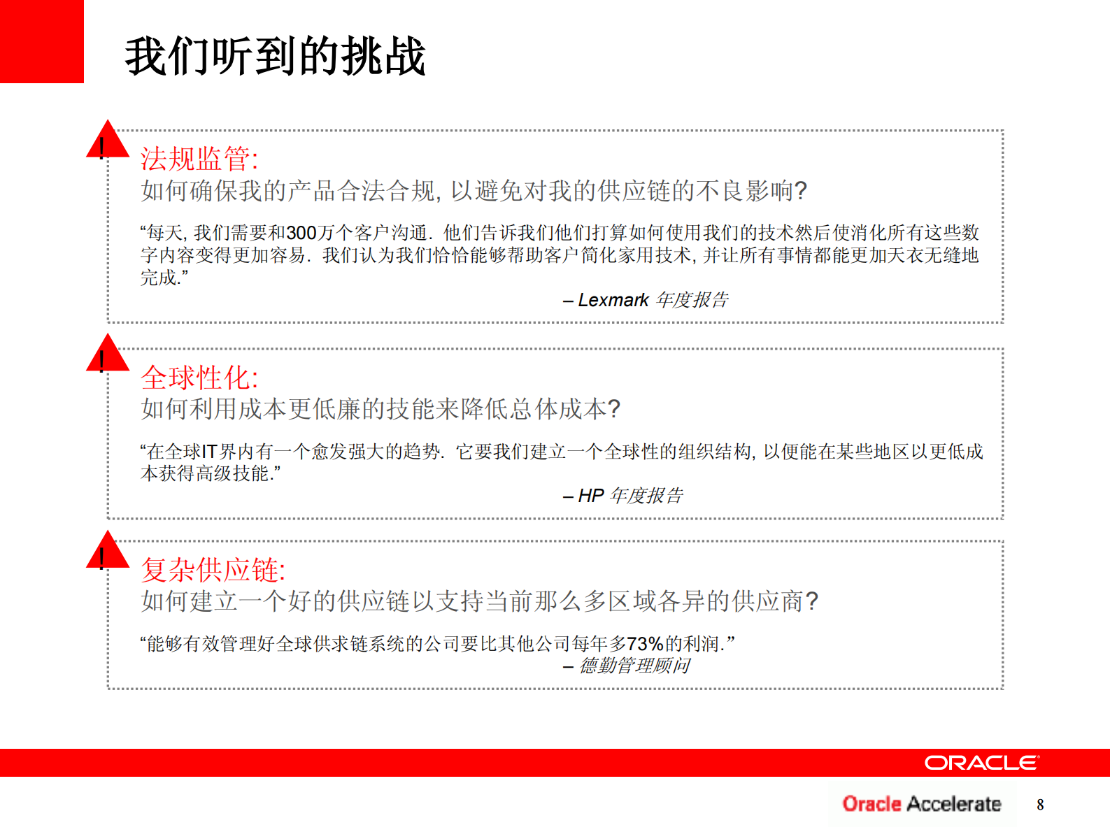 Oracle+高科技消费类电子行业解决方案_ITIL之家(www.itilzj.com)_.PDF 第9页