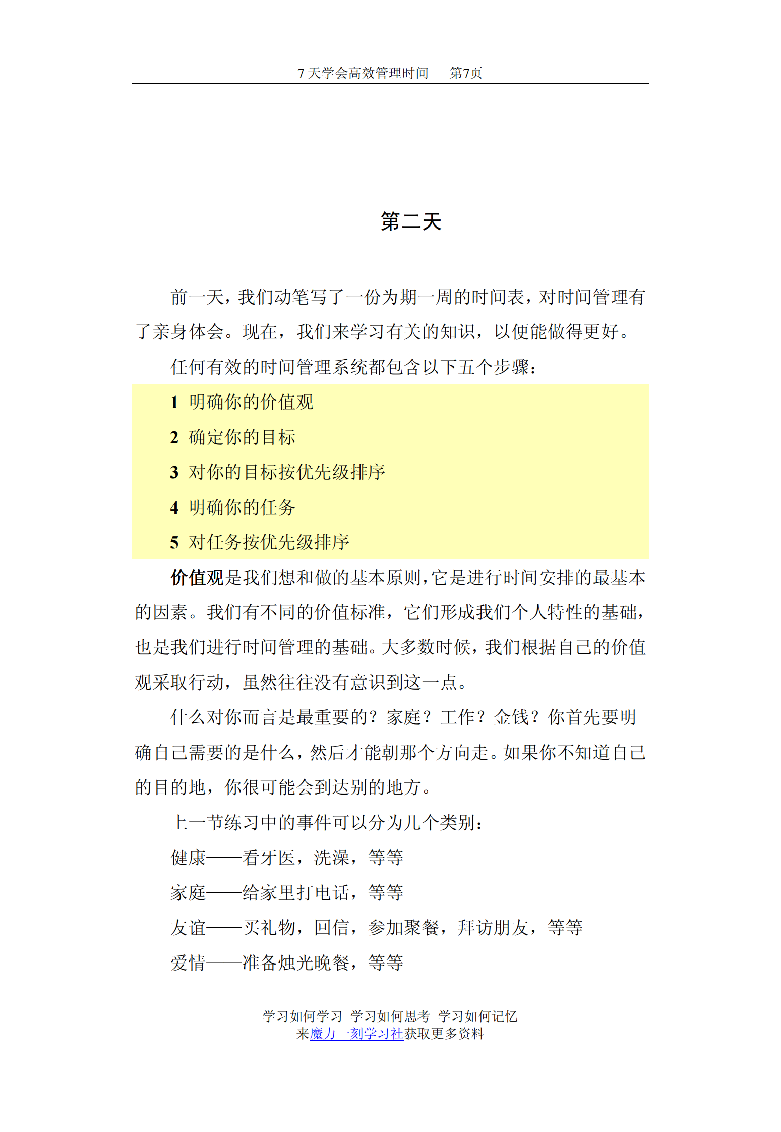 7天学会时间管理_ITIL之家(www.itilzj.com)_.PDF 第8页