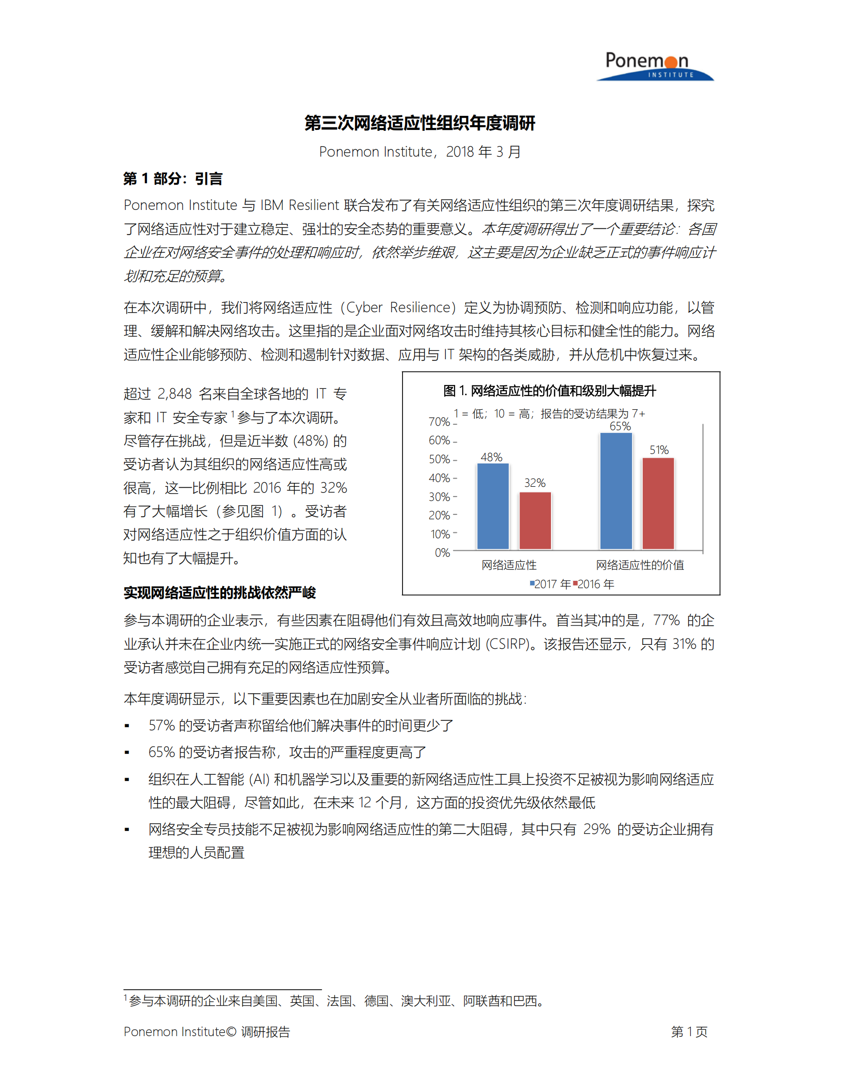Ponemon第三次网络适应型组织年度调查报告_ITIL之家(www.itilzj.com)_.PDF 第2页