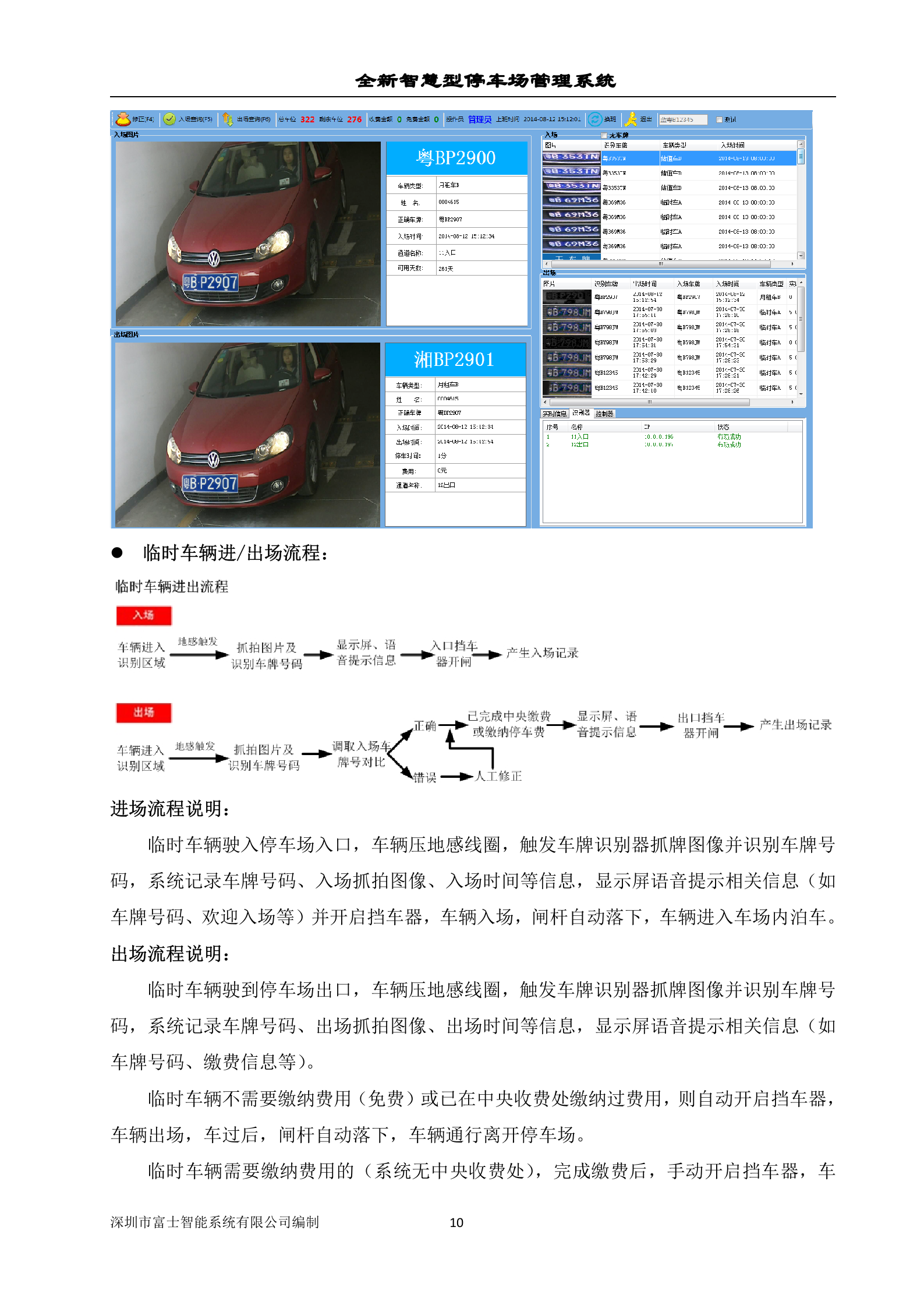 富士智能智慧型停车场管理系统解决方案_ITIL之家(www.itilzj.com)_.DOC 第10页
