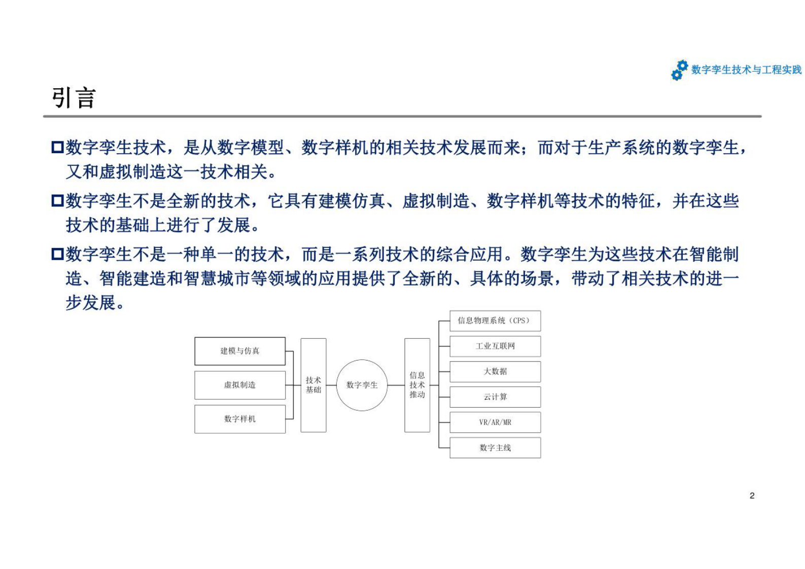 数字孪生技术与工程实践 课件第2章数字孪生相关技术和一般架构 第2页