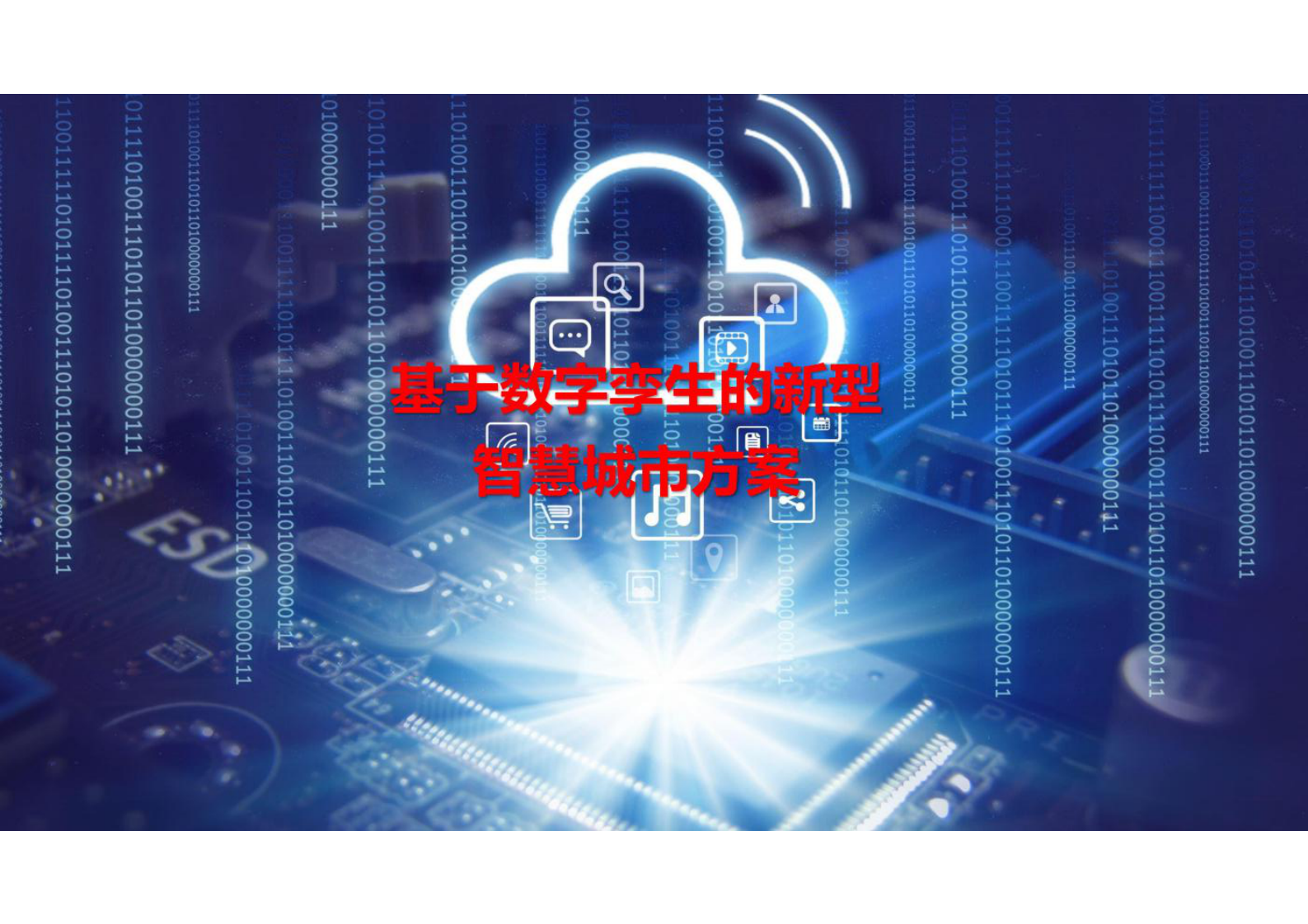智慧城市_数字孪生_数字孪生的新型智慧城市方案 第1页