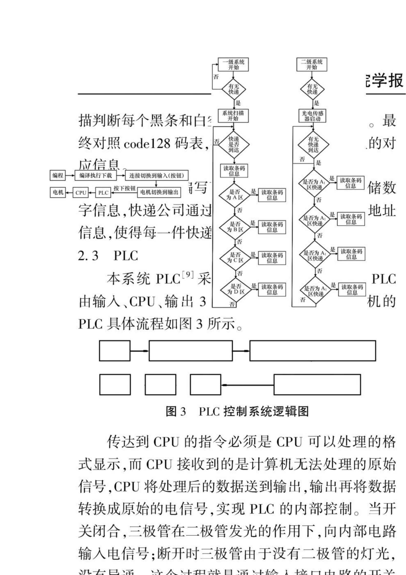 基于PLC控制下的快递自动识别与分拣系统 第3页