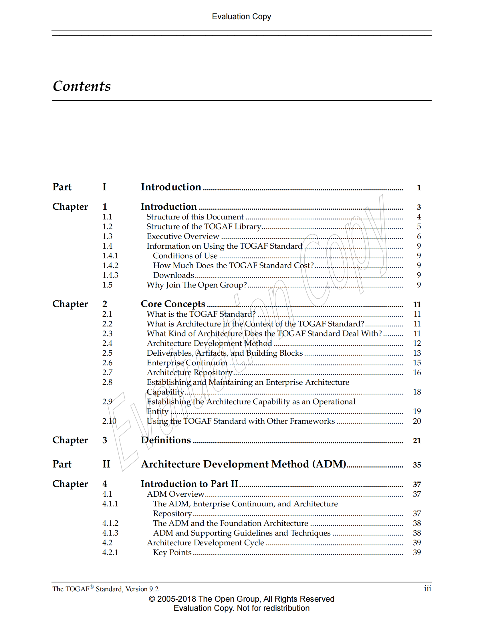 01_TOGAF 9.2 官方英文原版标准(完整版)_532页.pdf 第3页