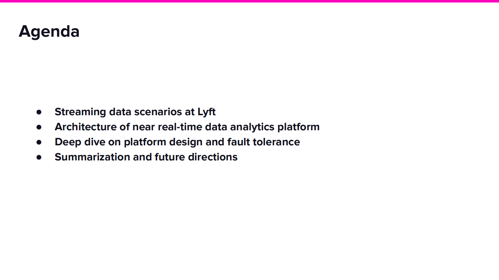 3. Large-scale near-real-time (NRT) data analytics platform empowered by Apache Flink - Ying Xu & Kailash Hassan Dayanand, Lyft的副本 第2页