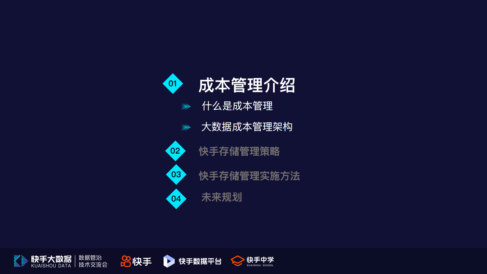 3.成本管理-快手大数据存储管理的落地实践-程伟 第4页