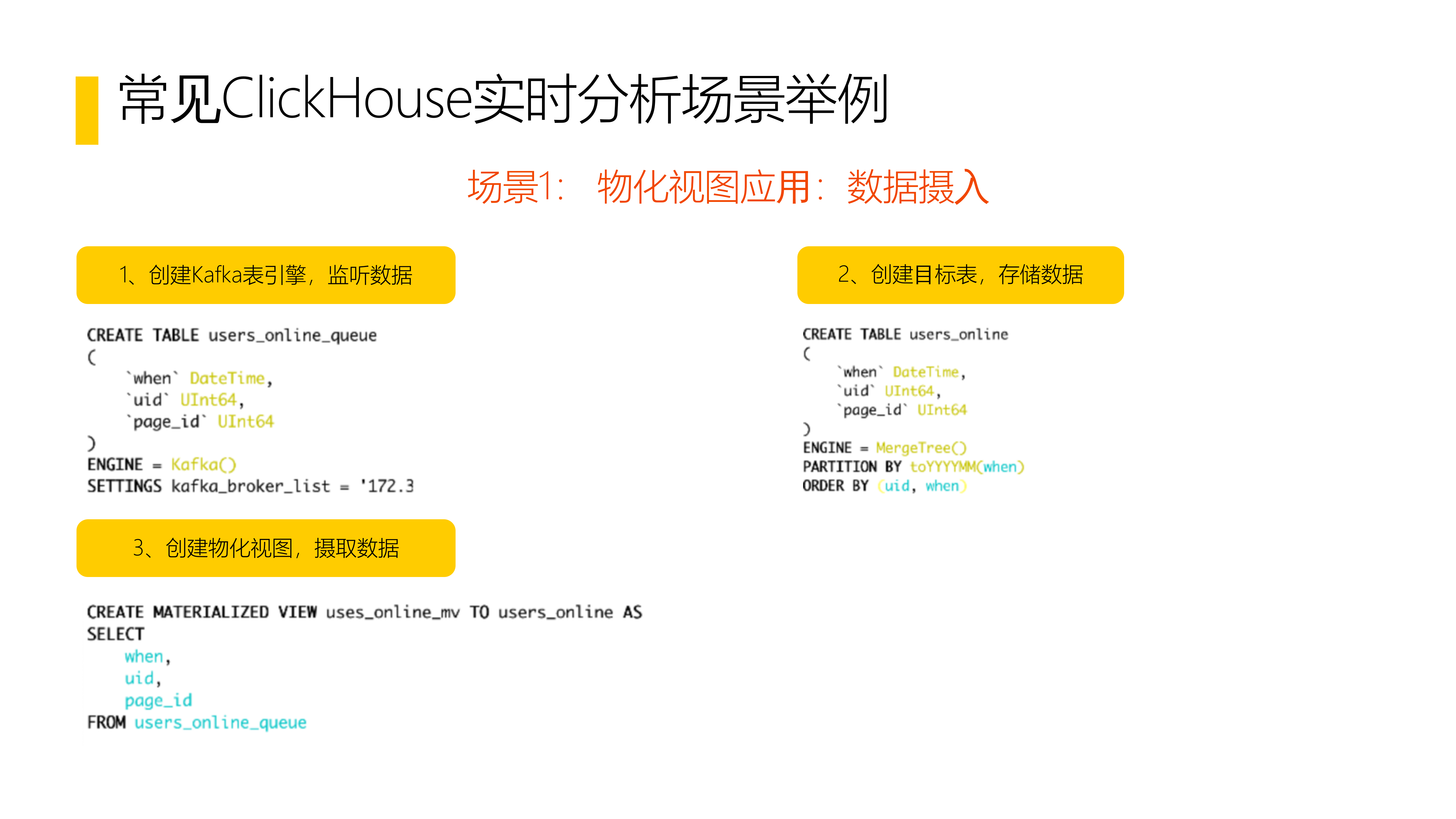 ClickHouse知识讲解PPT 第8页