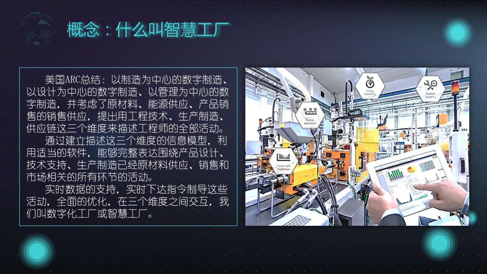 科技风智慧工厂系统解决方案PPT 第4页