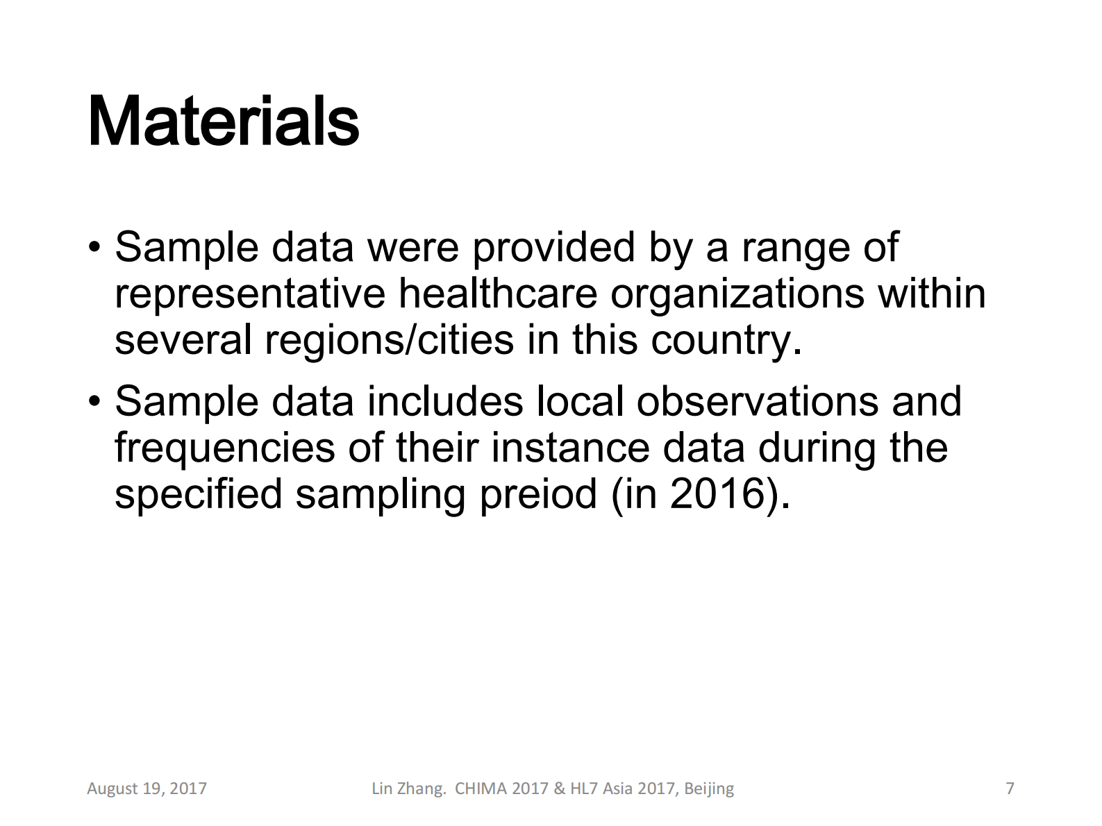 5-张林+HL7Asia2017-英文版-170815-1301（常用实验室检验项目的LOINC代码）——ITIL之家-www.itilzj.com 第7页