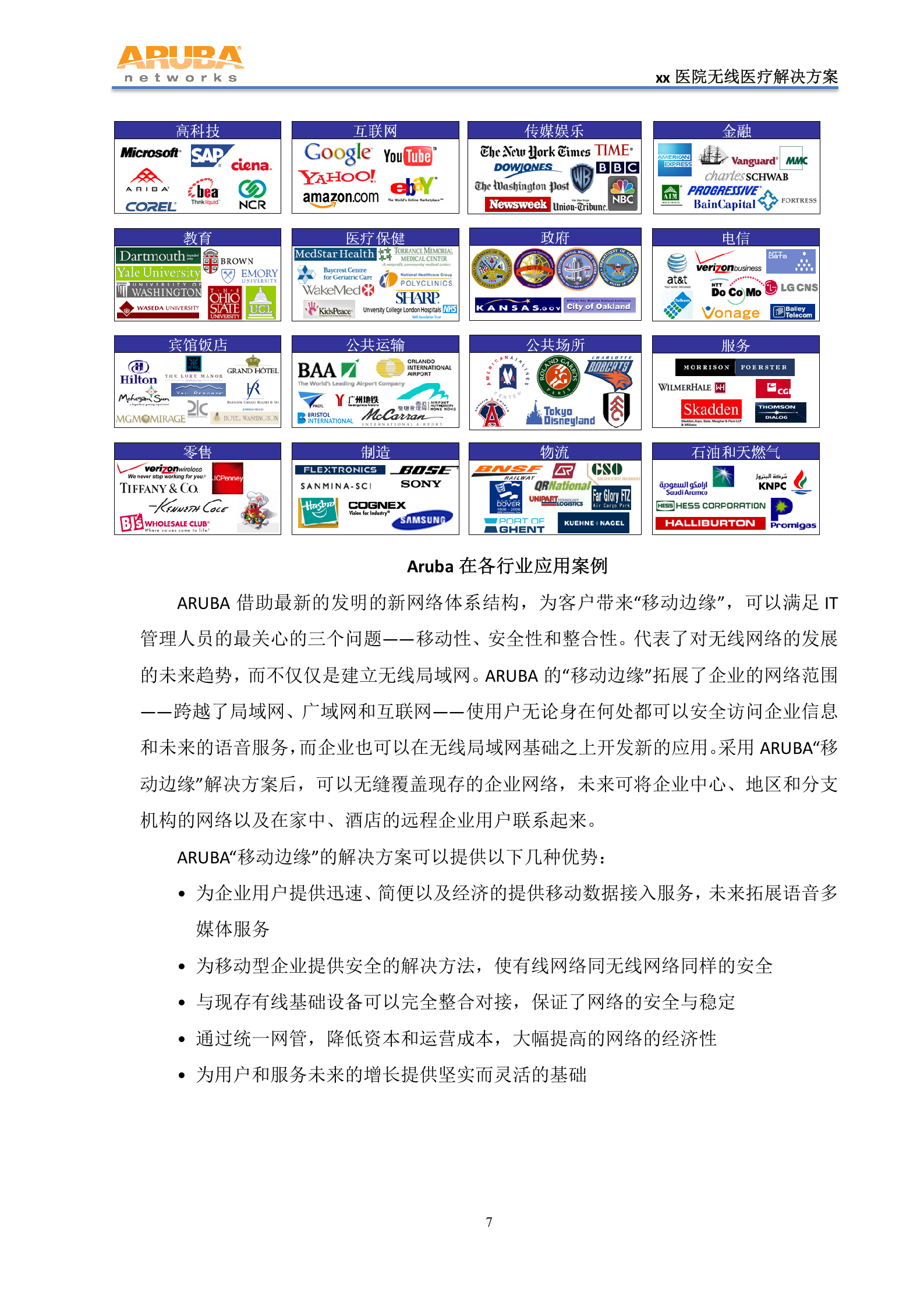 XX医院无线医疗方案——ITIL之家-www.itilzj.com 第8页