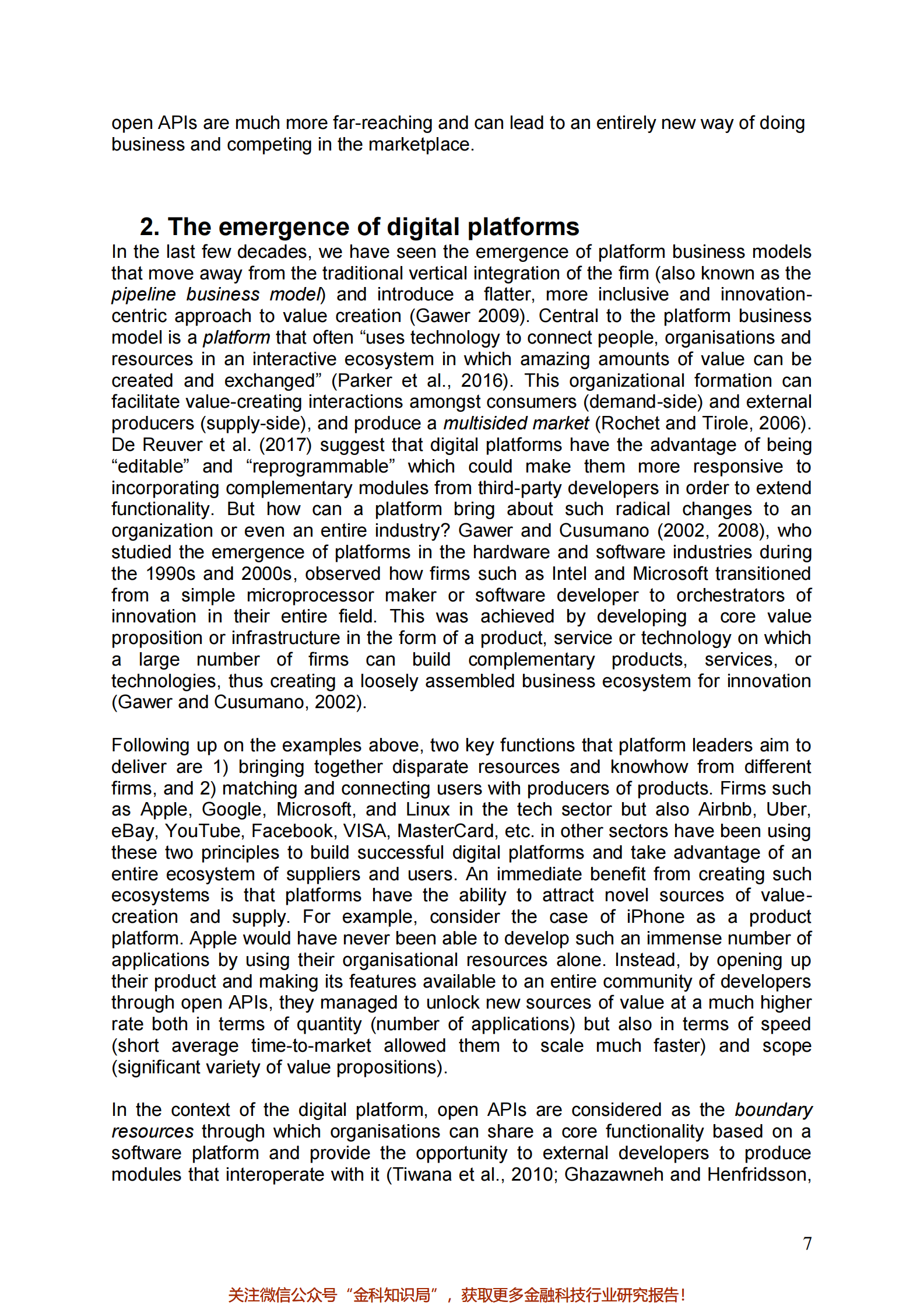 金融服务业的 API 经济和数字化转型：开放式银行服务的例子-SWIFT INSTITUTE-201706_IT管理知识库wenku.itilzj.com 第7页