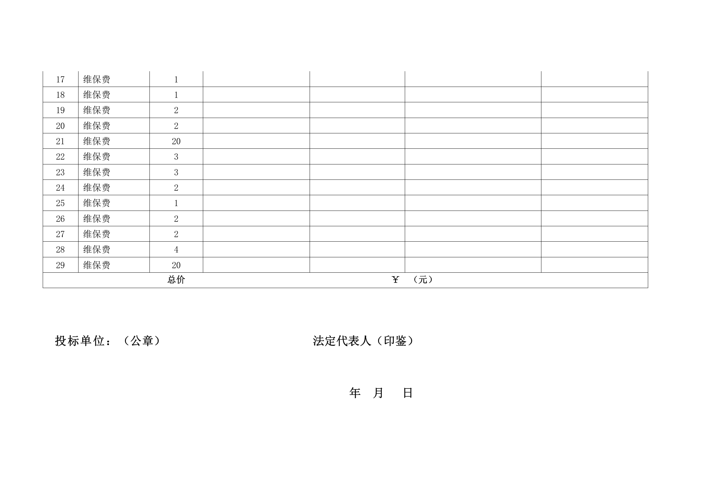 集成系统运维投标文件(含运维方案) 第7页