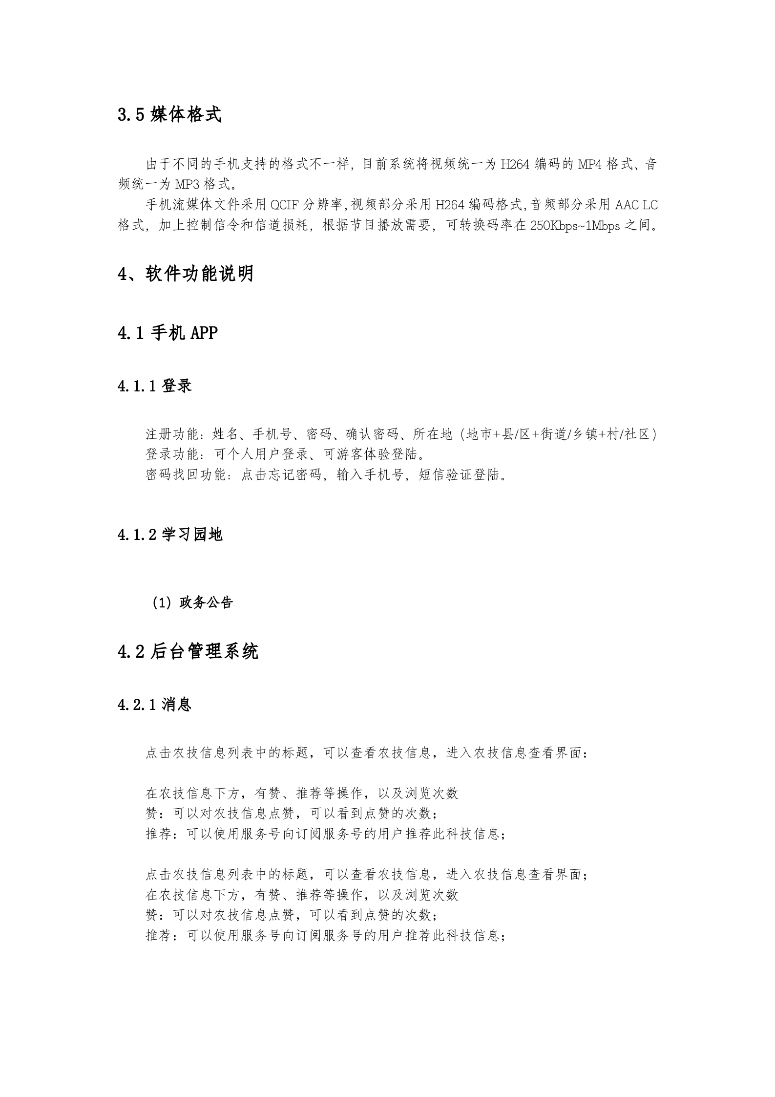 软件项目投标文件模板-商务技术标 第10页