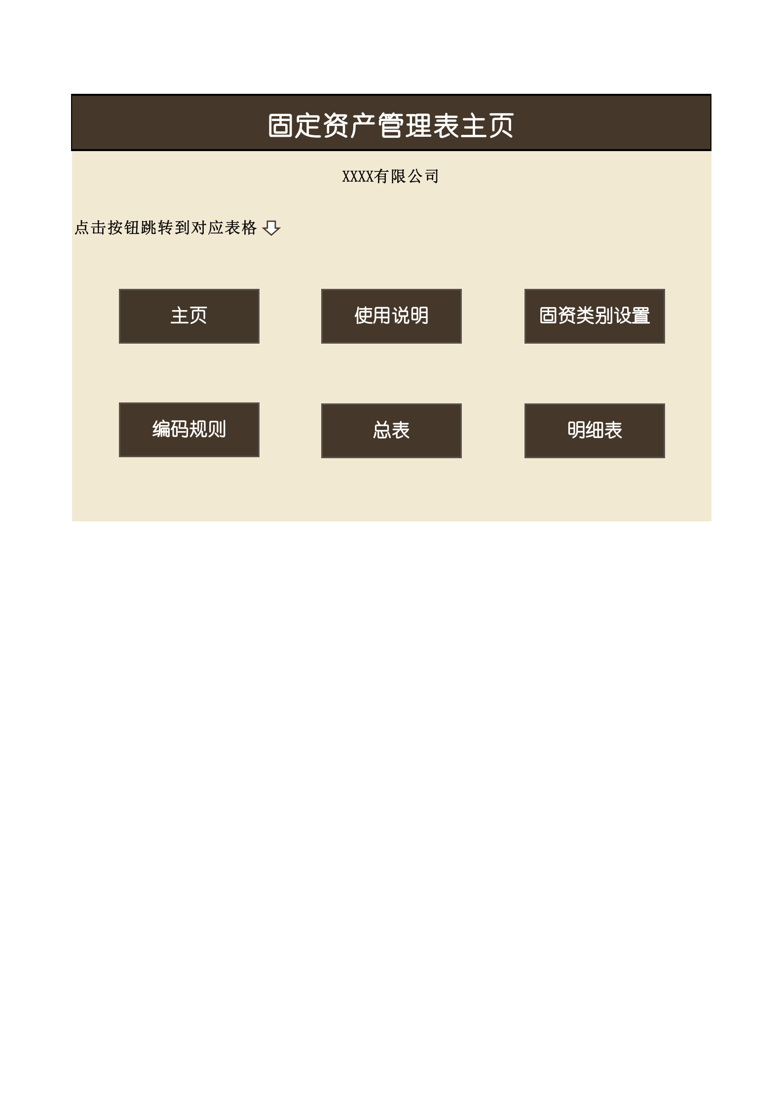 54固定资产统计表 第1页