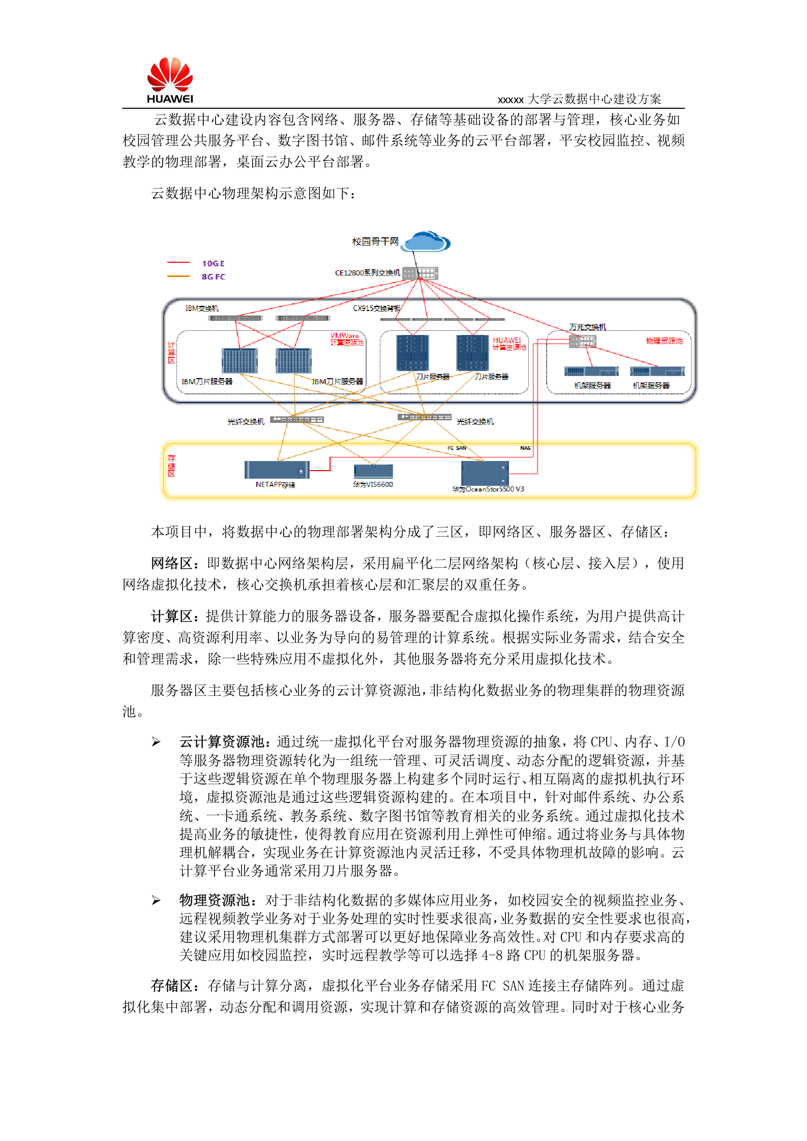 某大学云数据中心建设方案 第9页