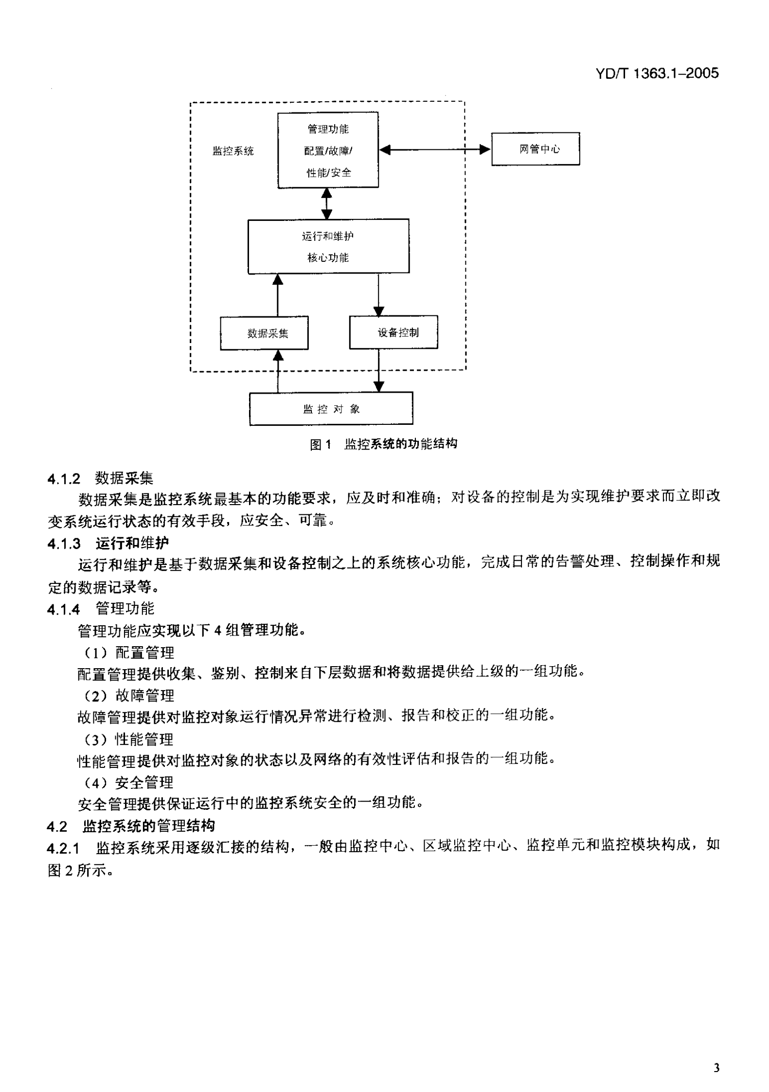 YD T 1363.1-2005通信局(站)电源、空调及环境集中监控管理系统第1部分：系统技术要求 第7页