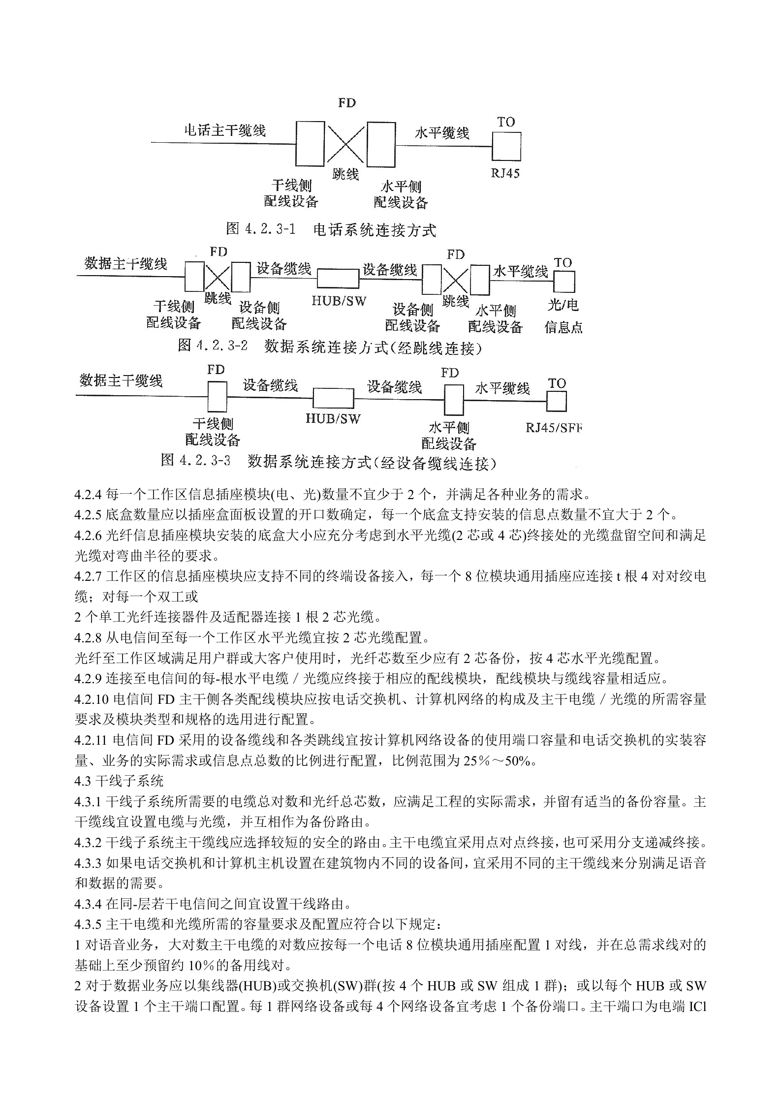 GB50311-2007综合布线工程设计规范(含条文说明) 第10页