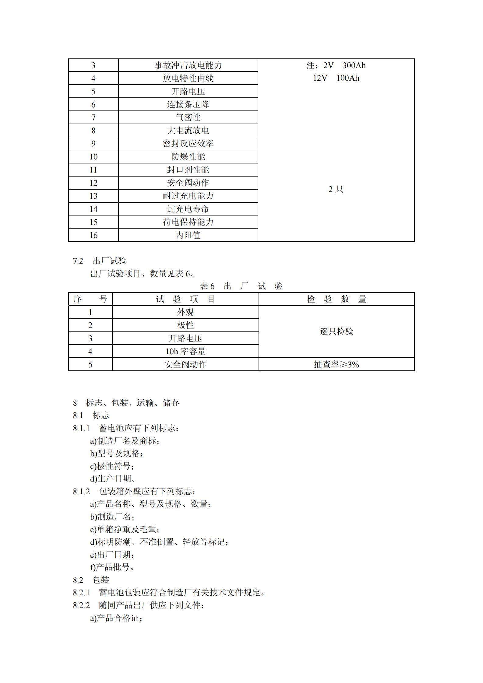DLT_637-1997_阀控式密封铅酸蓄电池订货技术条件 第10页