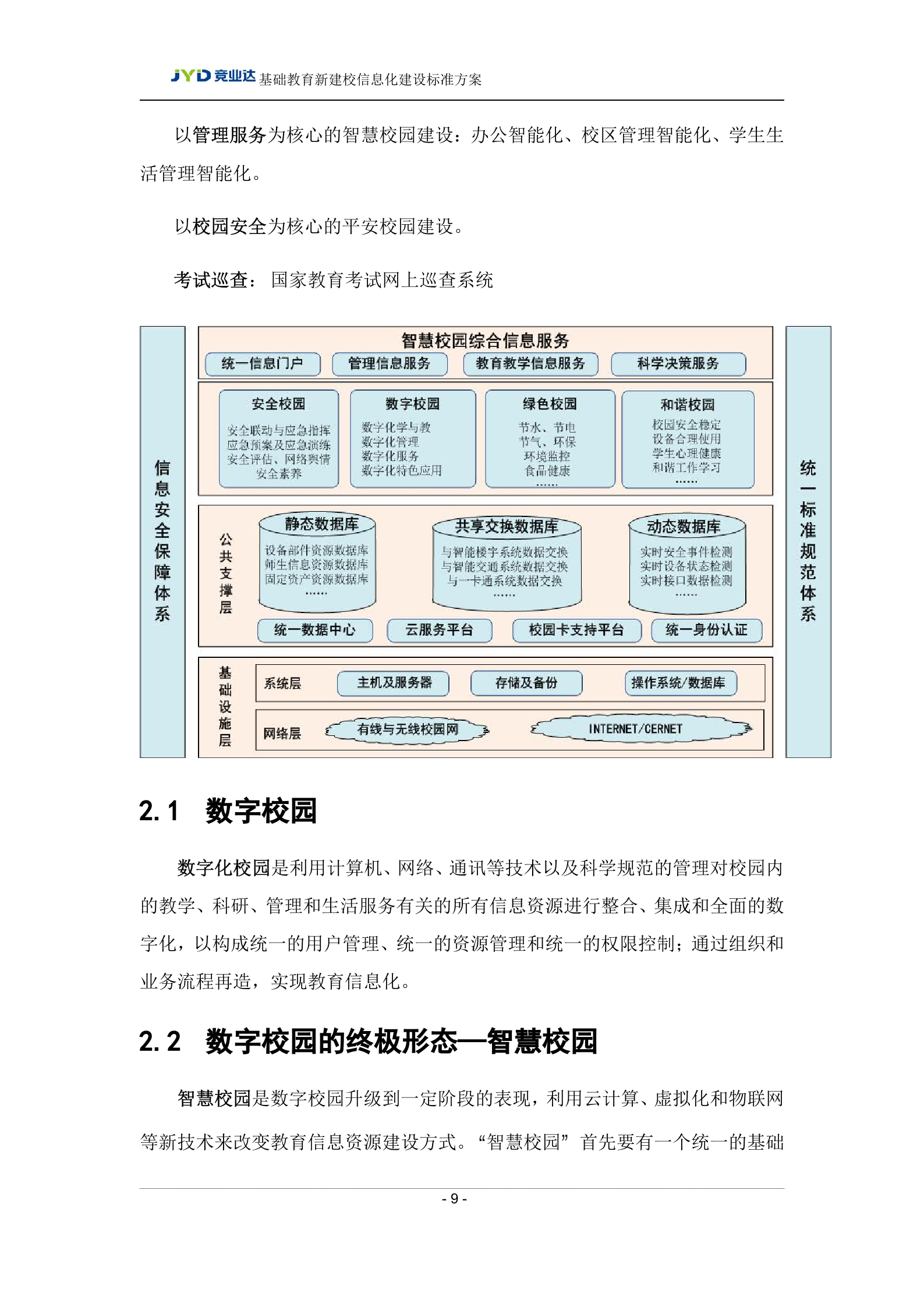 广州某大学新校区智慧校园建设方案 第9页