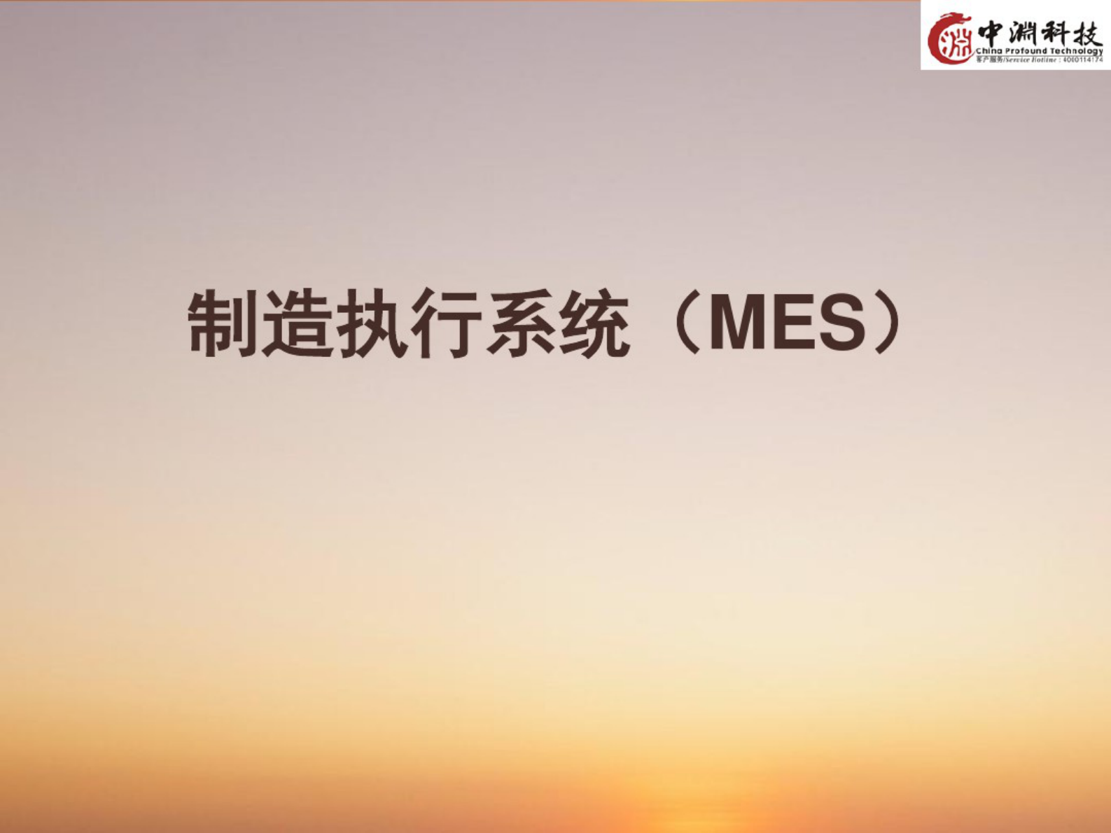 制造执行系统(MES) 第1页