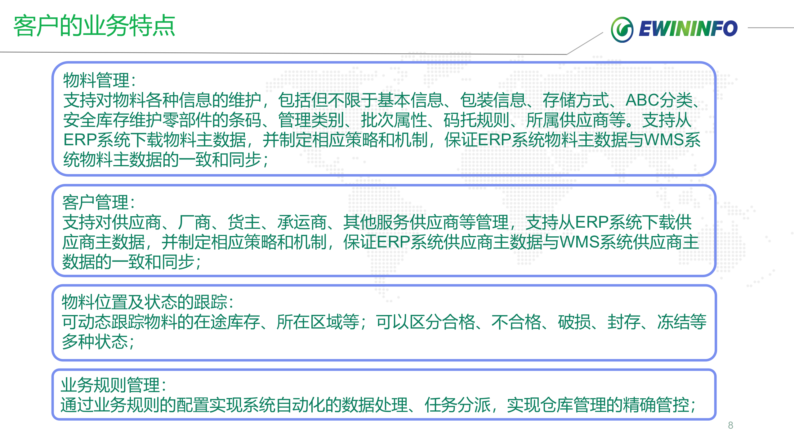 中X物流汽车零部件项目案例介绍 第8页