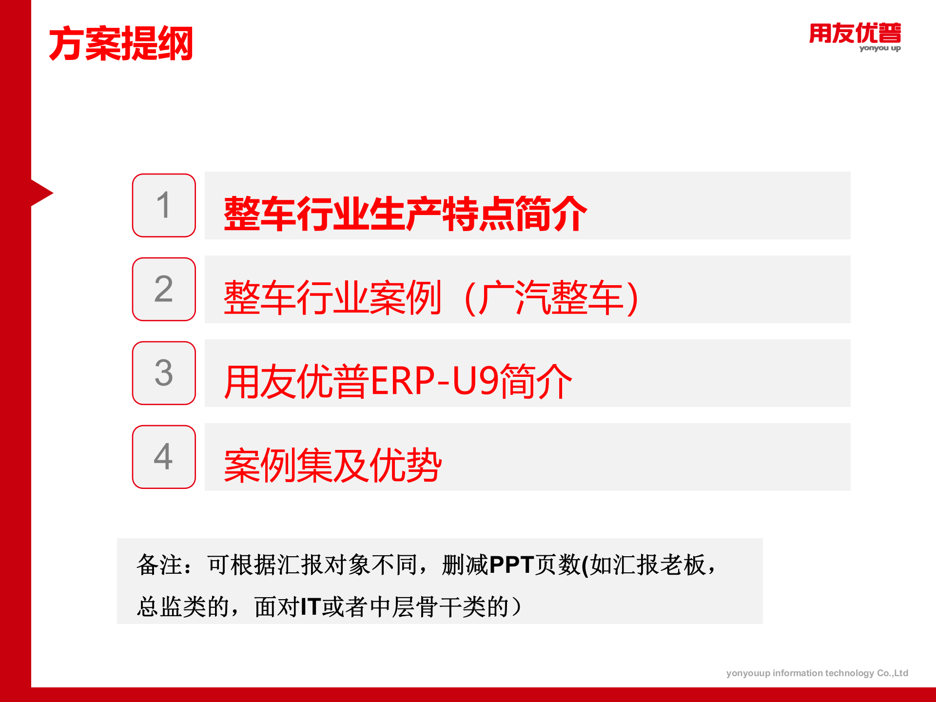 用友优普整车行业信息化解决方案（详细版参考） 第2页
