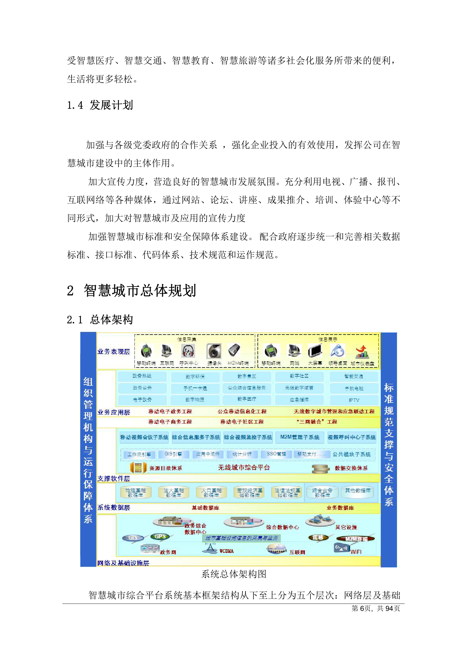 2012年中国联通智慧城市总体解决方案 第6页