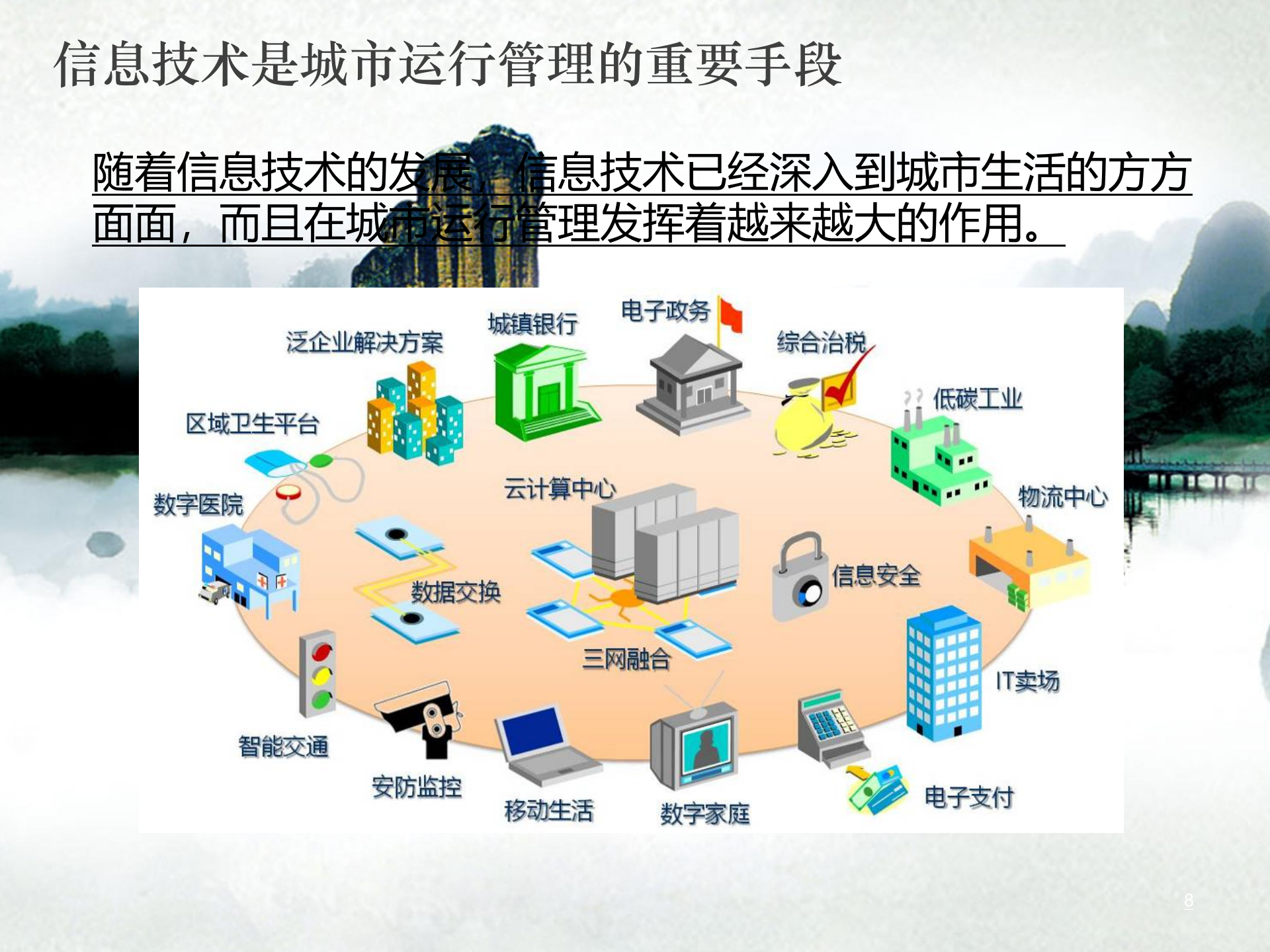 智慧城市综合运行管理中心解决方案 智慧城市综合运行管理中心建设思路 第8页